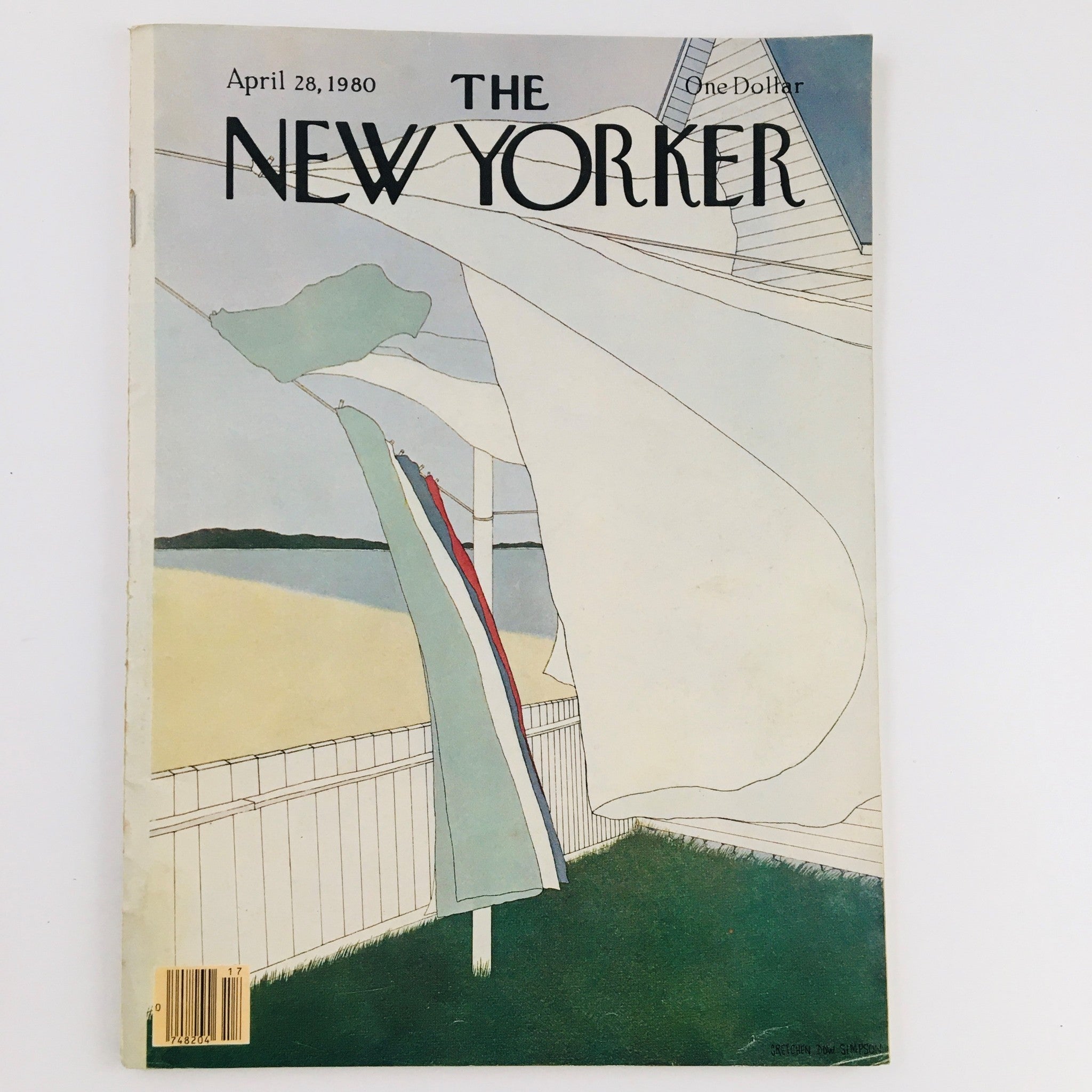 The New Yorker Magazine April 28 1980 Theme Cover Gretchen Dow-Simpson No Label