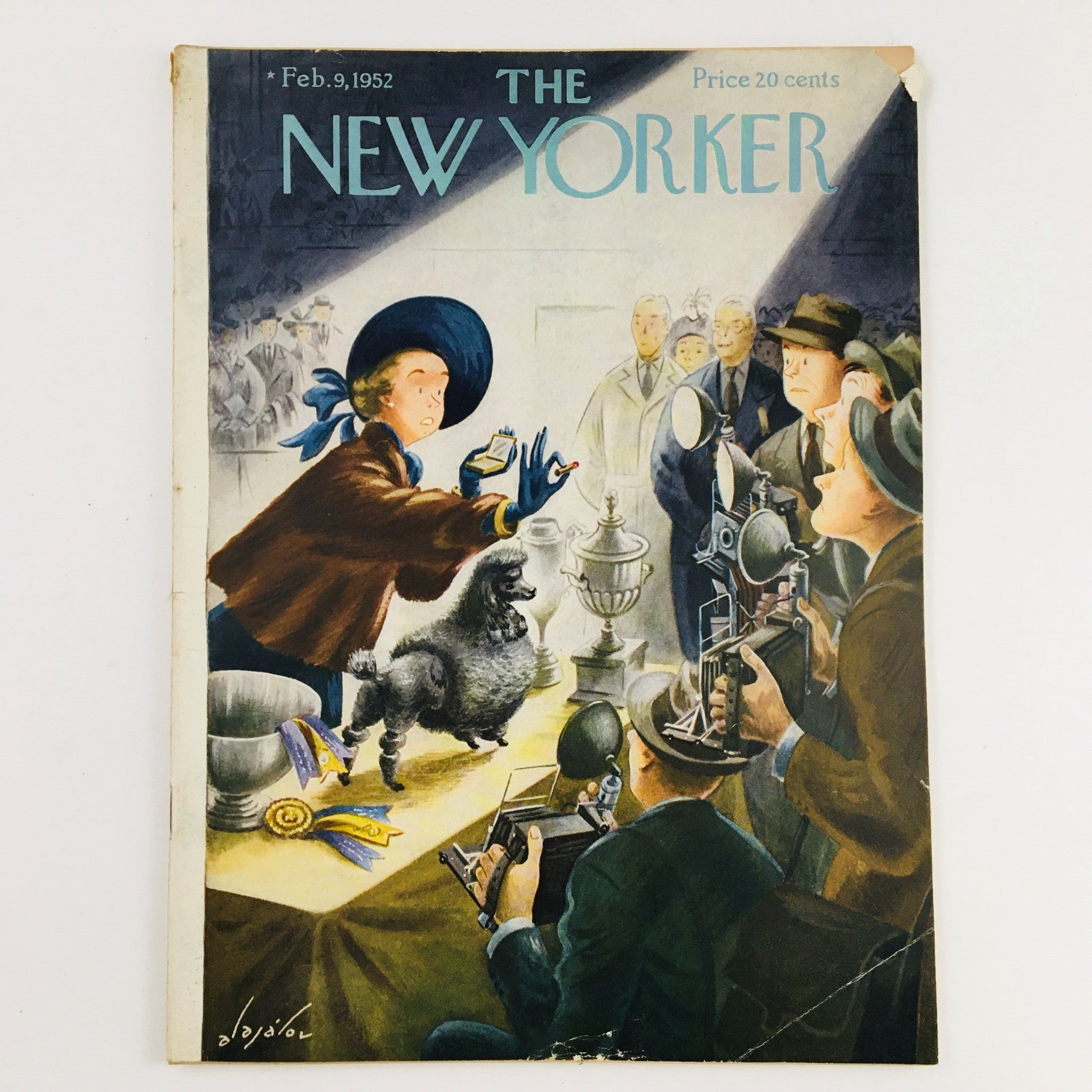 The New Yorker Magazine February 9 1952 Theme Cover Constantin Alajalov No Label