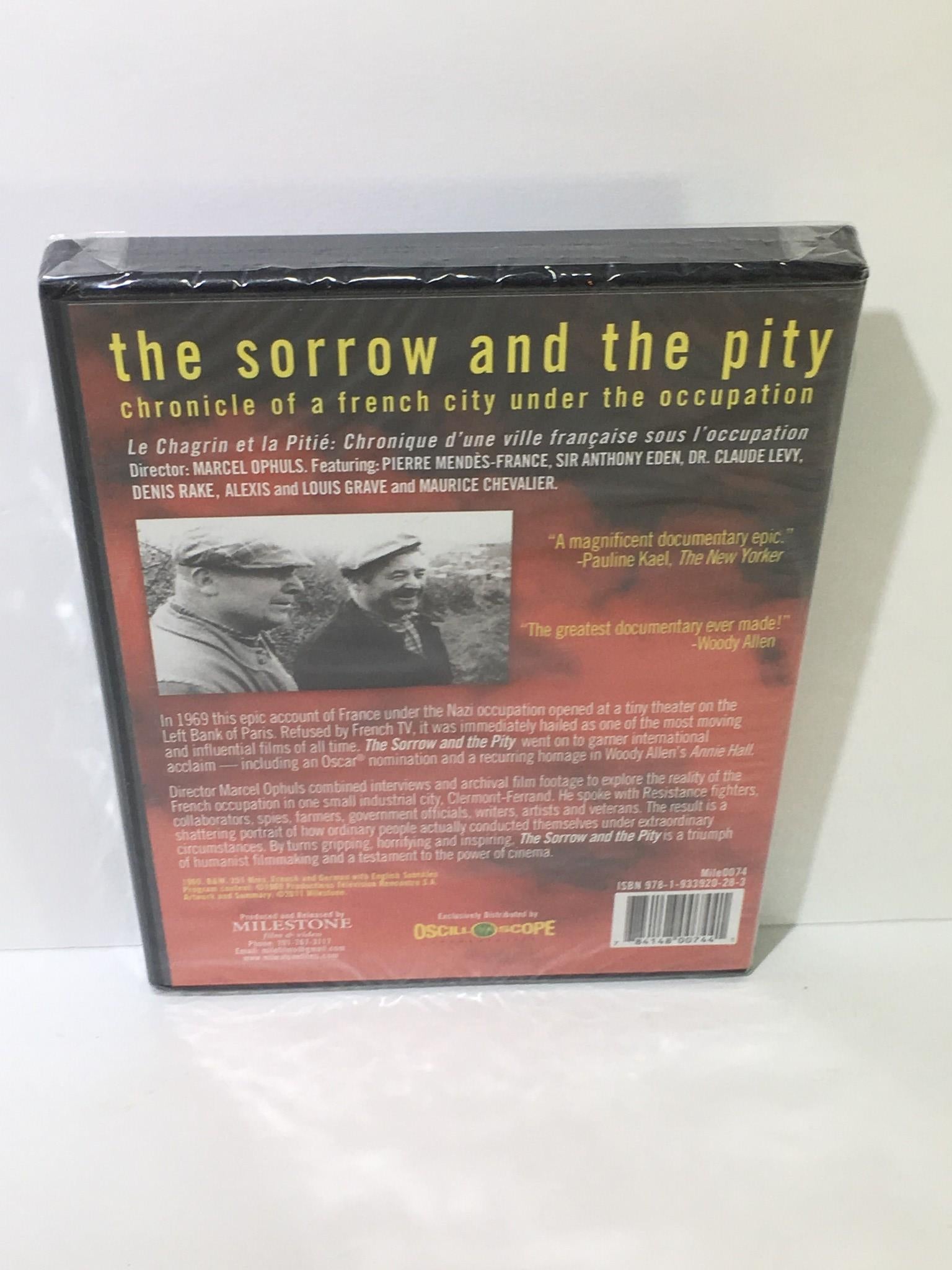 Woody Allen Presents The Sorrow And The Pity DVD NEW Factory Sealed