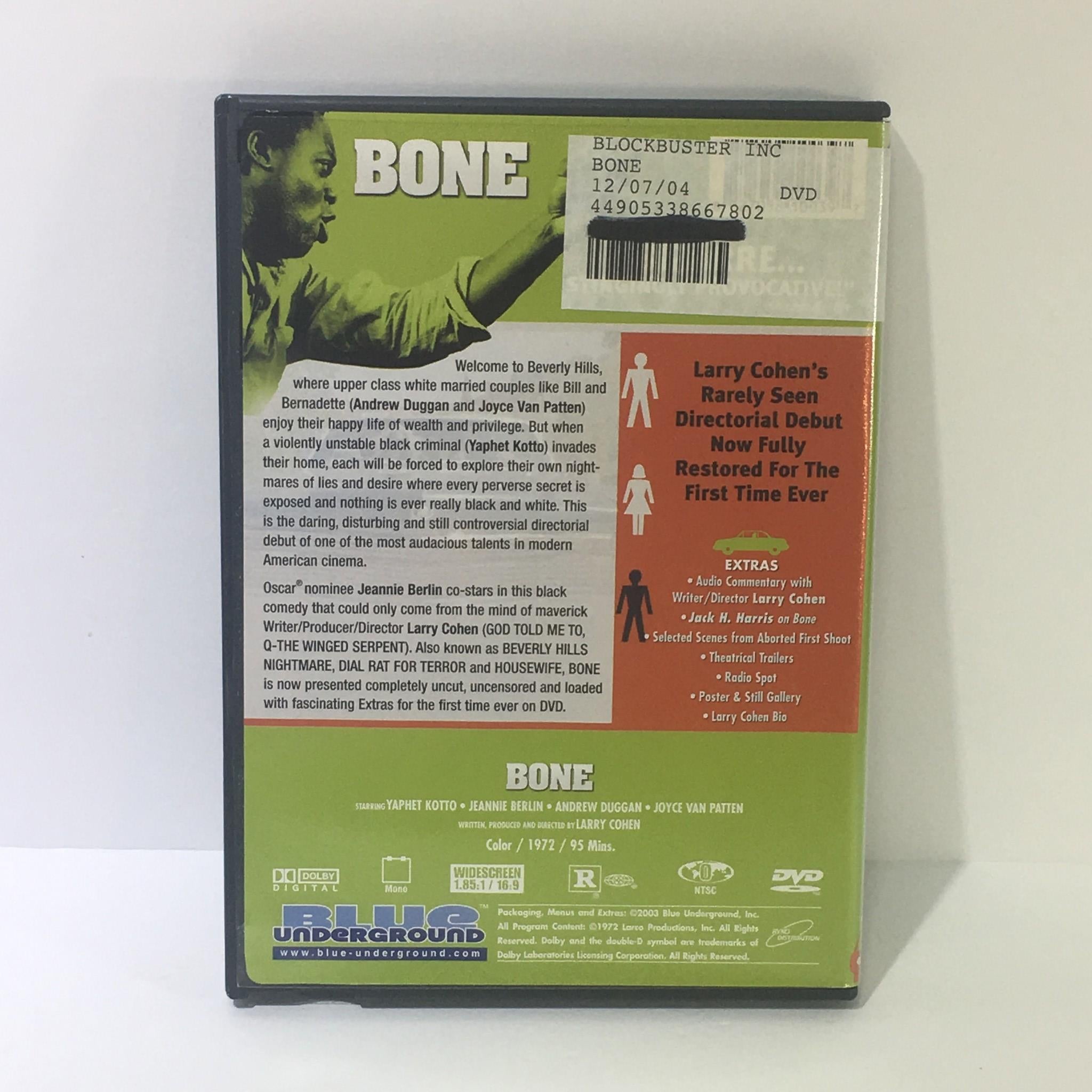 Bone: A Larry Cohen Film DVD