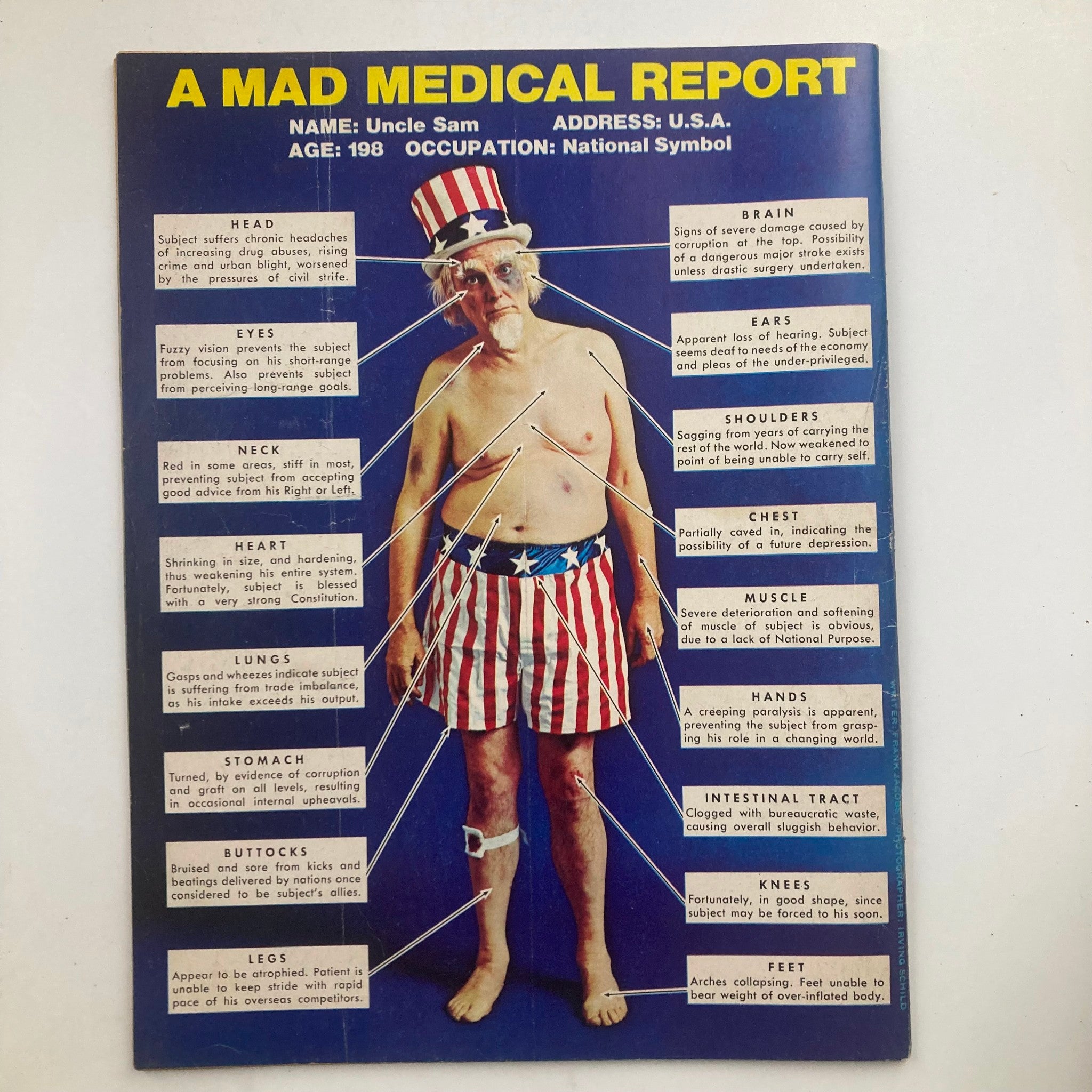 Mad Magazine July 1974 No. 168 Fight to Conserve Energy 6.0 FN Fine No Label