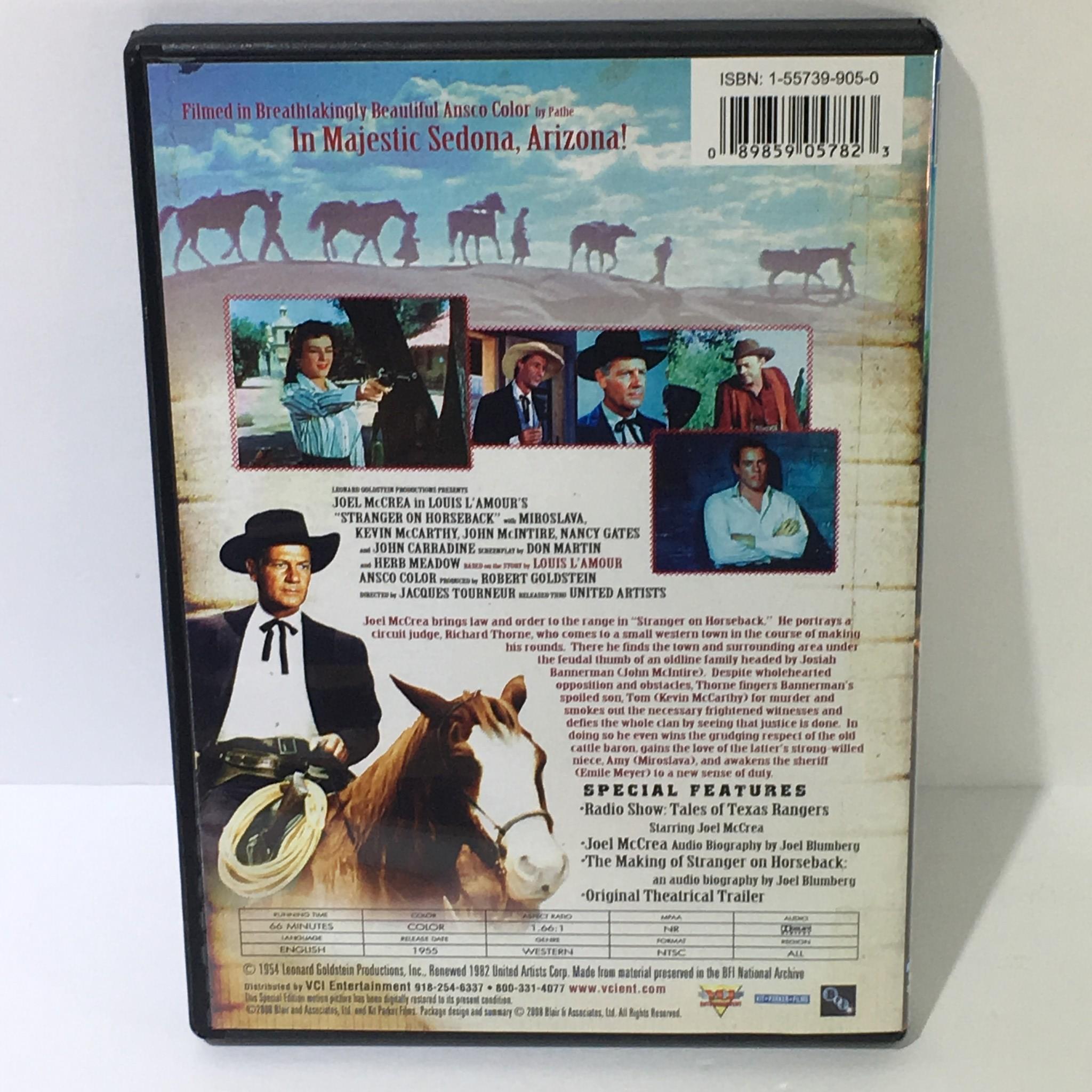 Stranger on Horseback Joel McCrea DVD