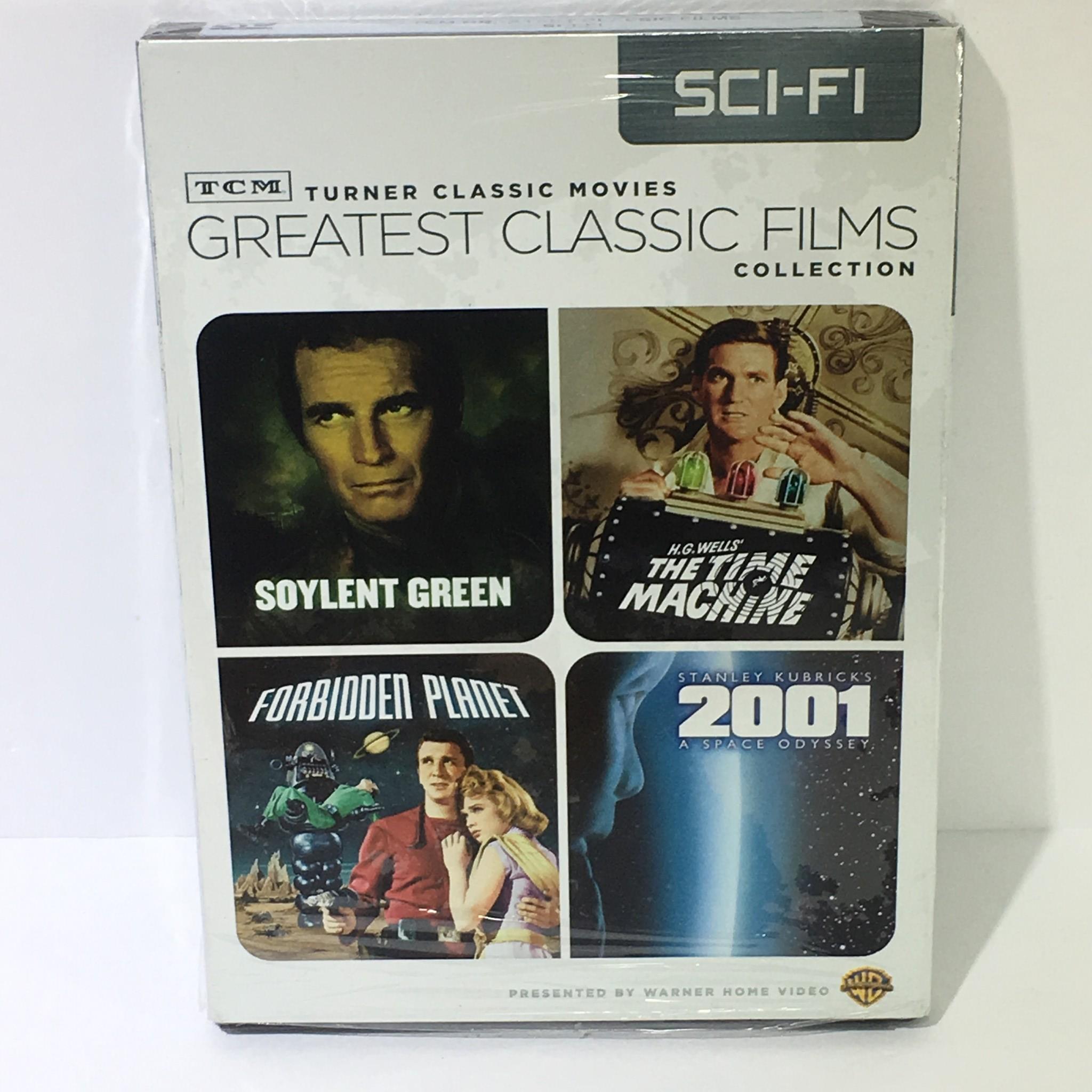 TCM Sci-Fi: Soylent Green/Time Machine/Forbidden Planet/2001 A Space Odyssey DVD