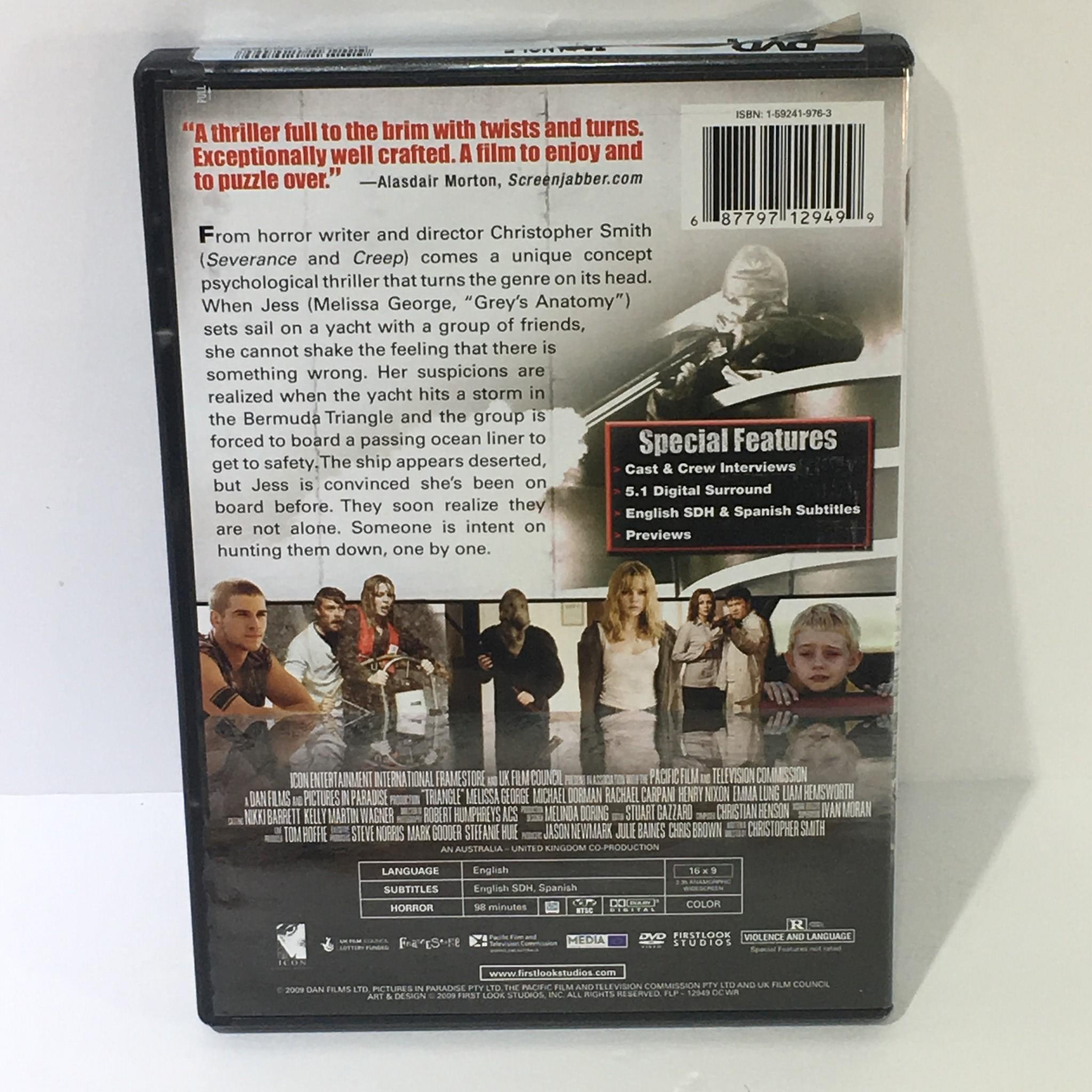 Triangle Melissa George Michael Dorman DVD