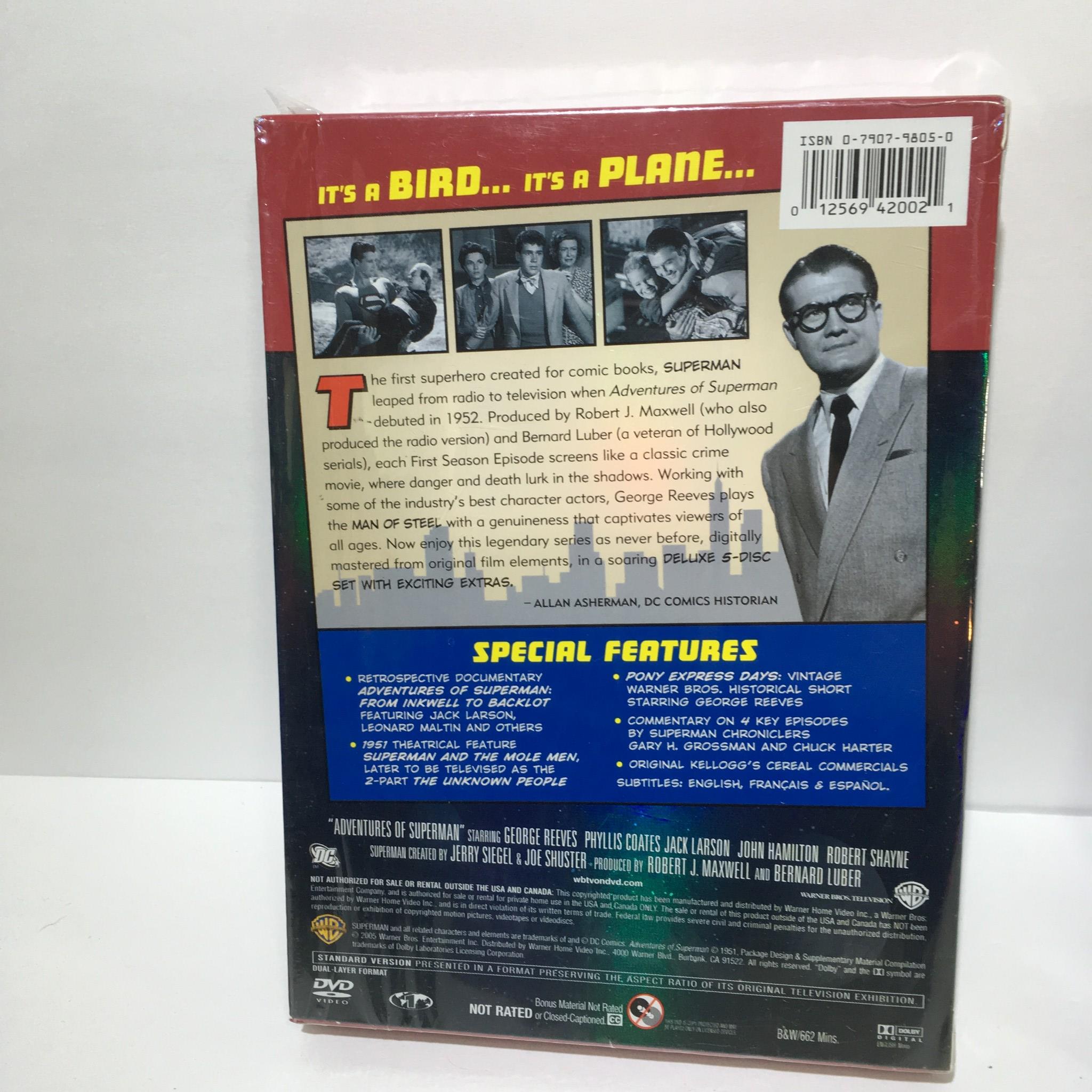 Adventures Of Superman 5 Disc Set DVD