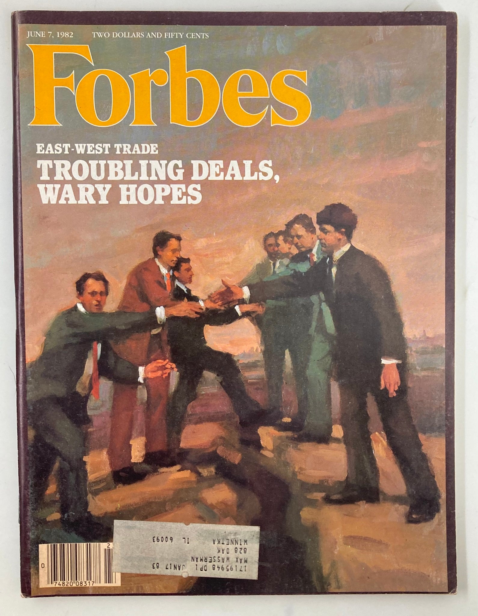 VTG Forbes Magazine June 7 1982 East-West Trade Troubling Deals, Wary Hopes