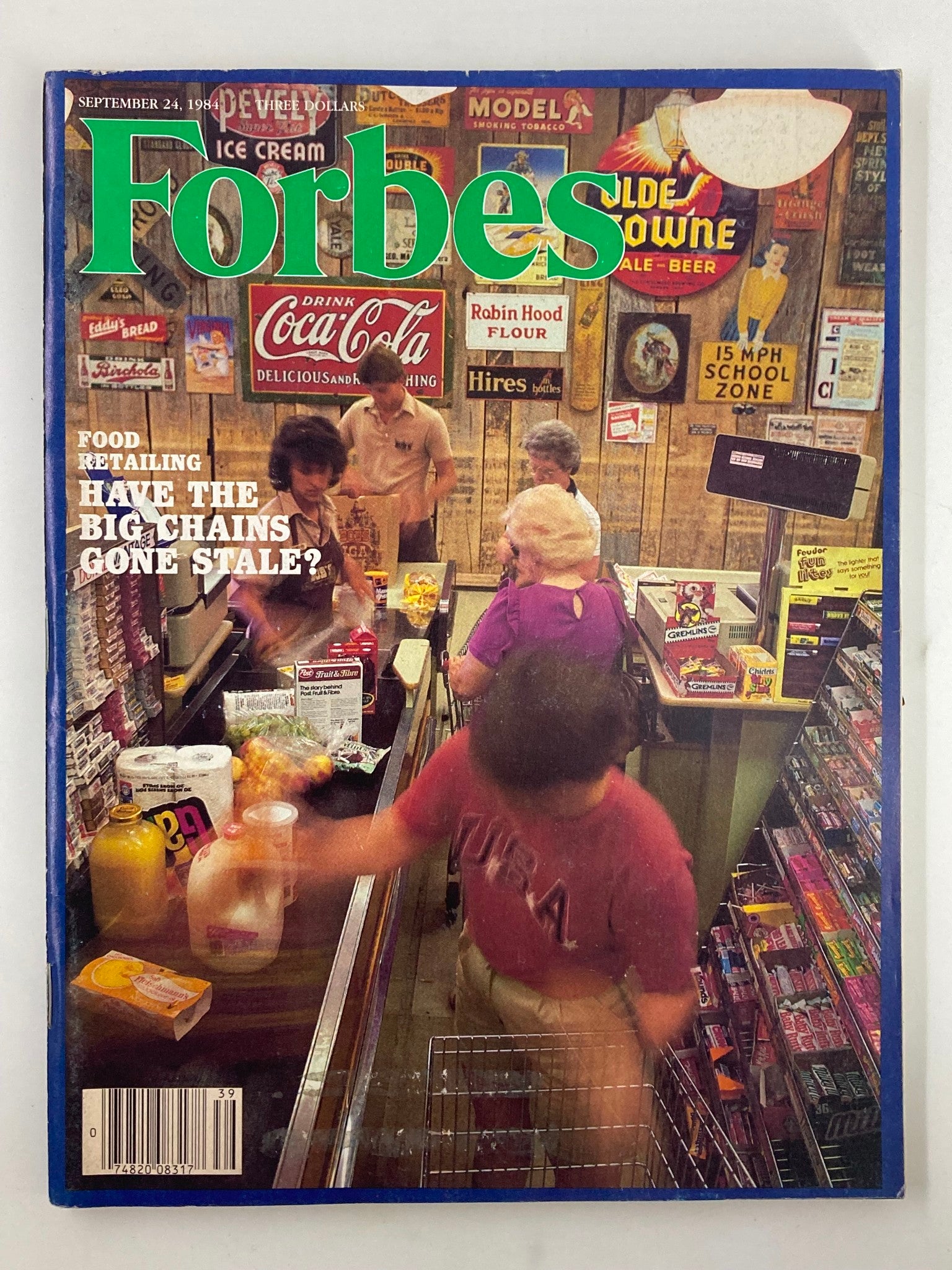 VTG Forbes Magazine September 24 1984 Have The Big Chains Gone Stale