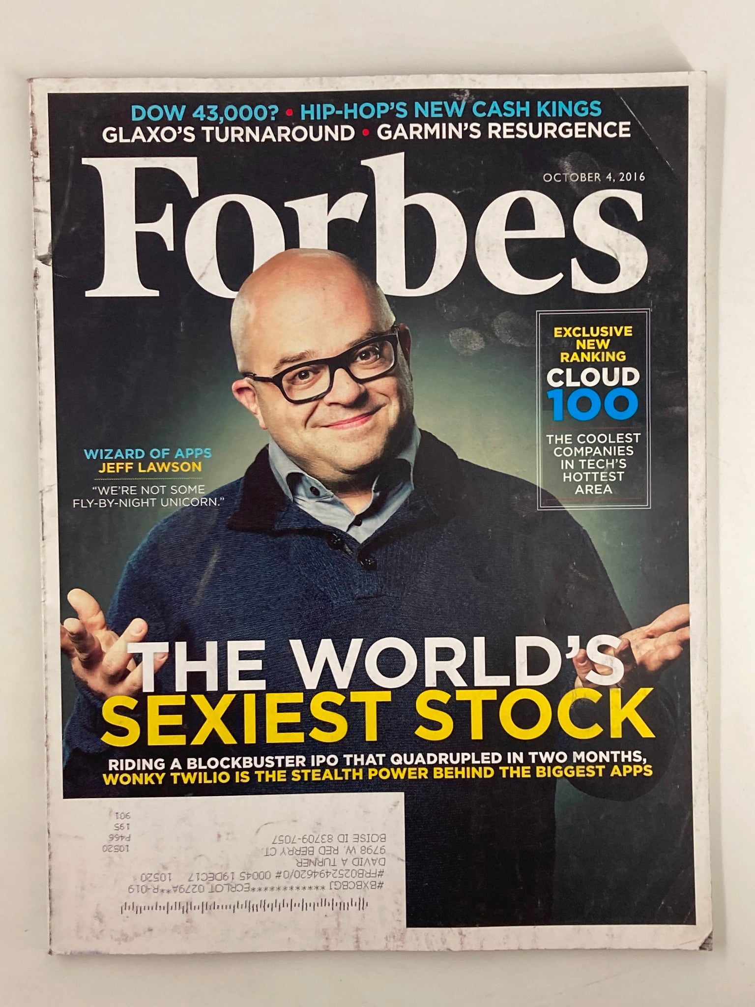 Forbes Magazine October 4 2016 The Wizard of Apps Jeff Lawson