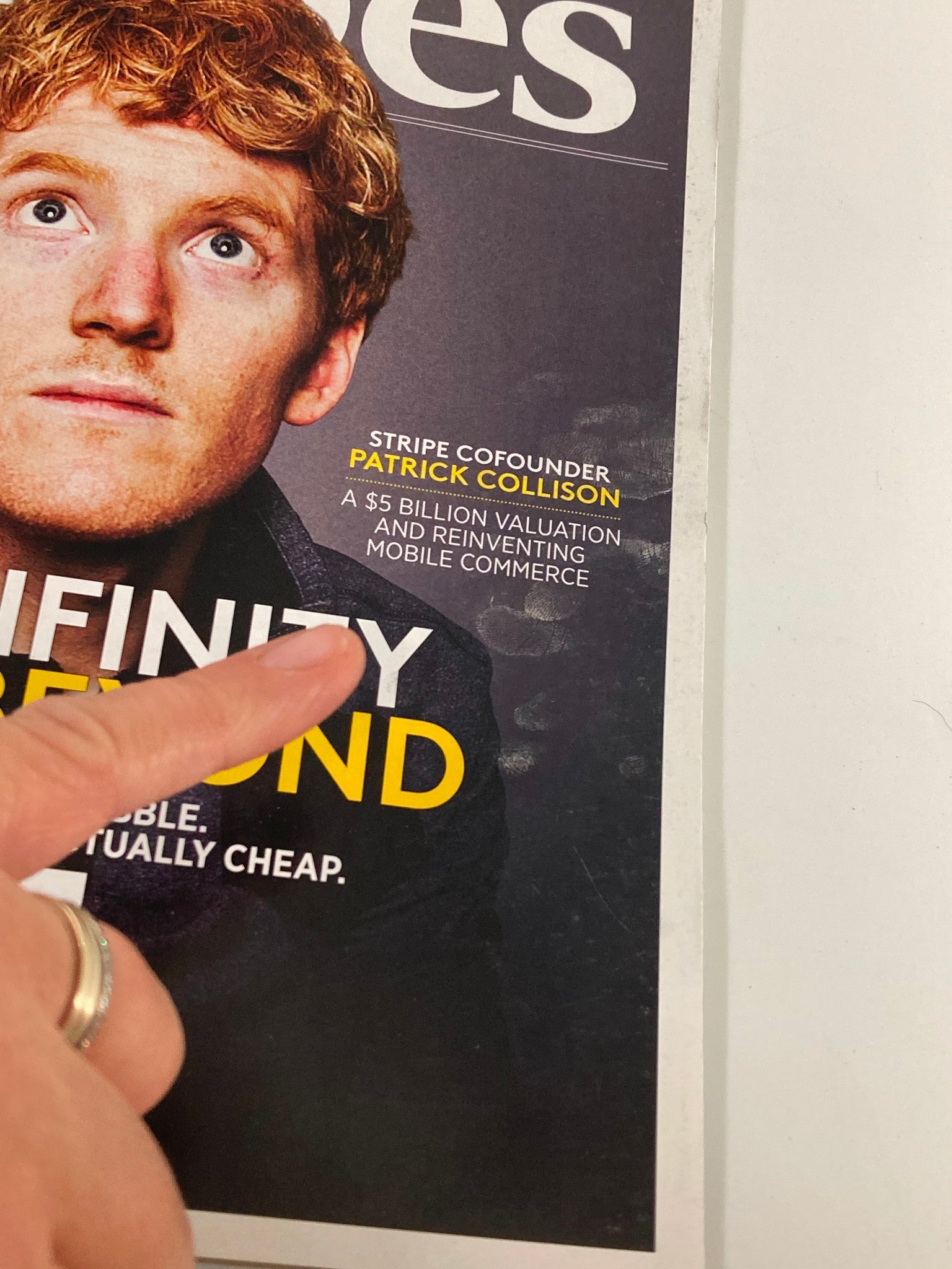 Forbes Magazine November 2 2015 Stripe Cofounder Patrick Collison