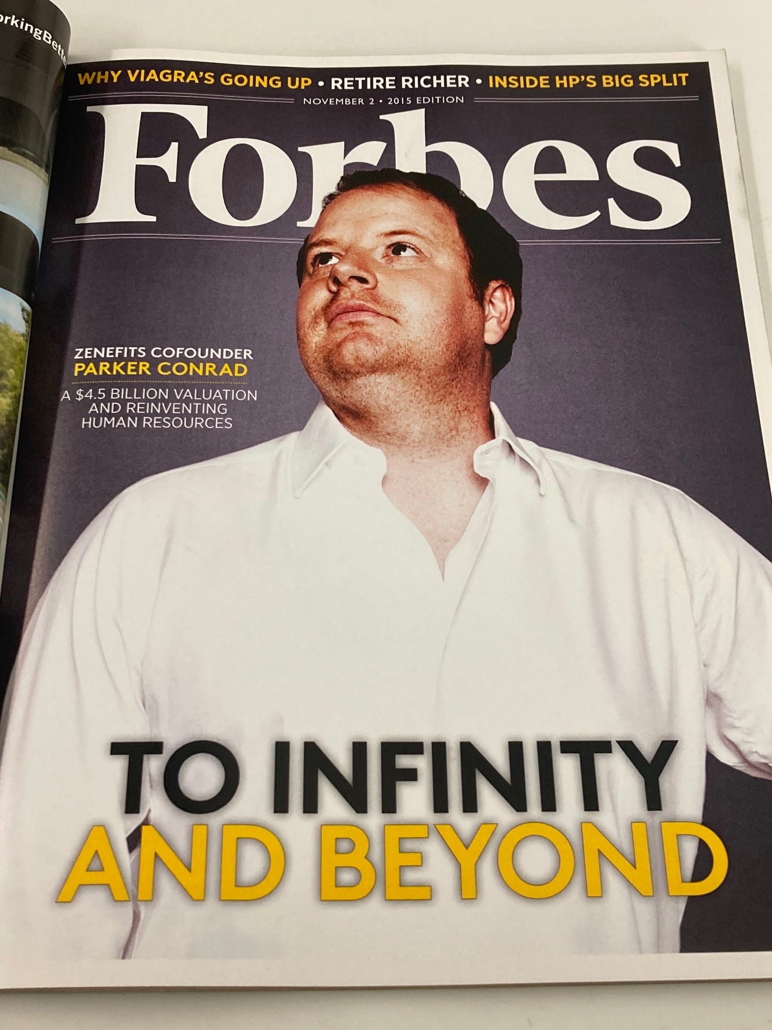 Forbes Magazine November 2 2015 Stripe Cofounder Patrick Collison