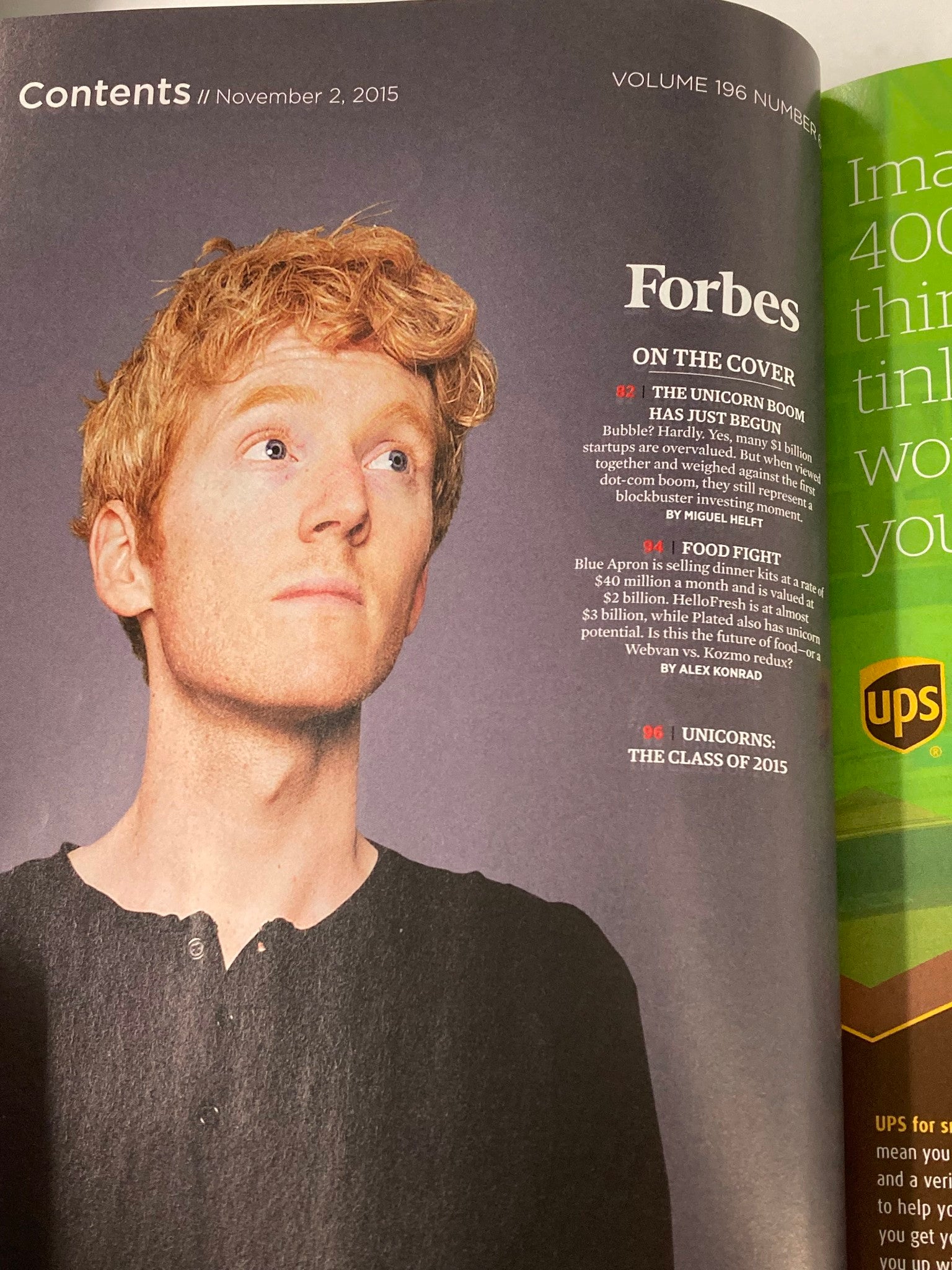 Forbes Magazine November 2 2015 Stripe Cofounder Patrick Collison