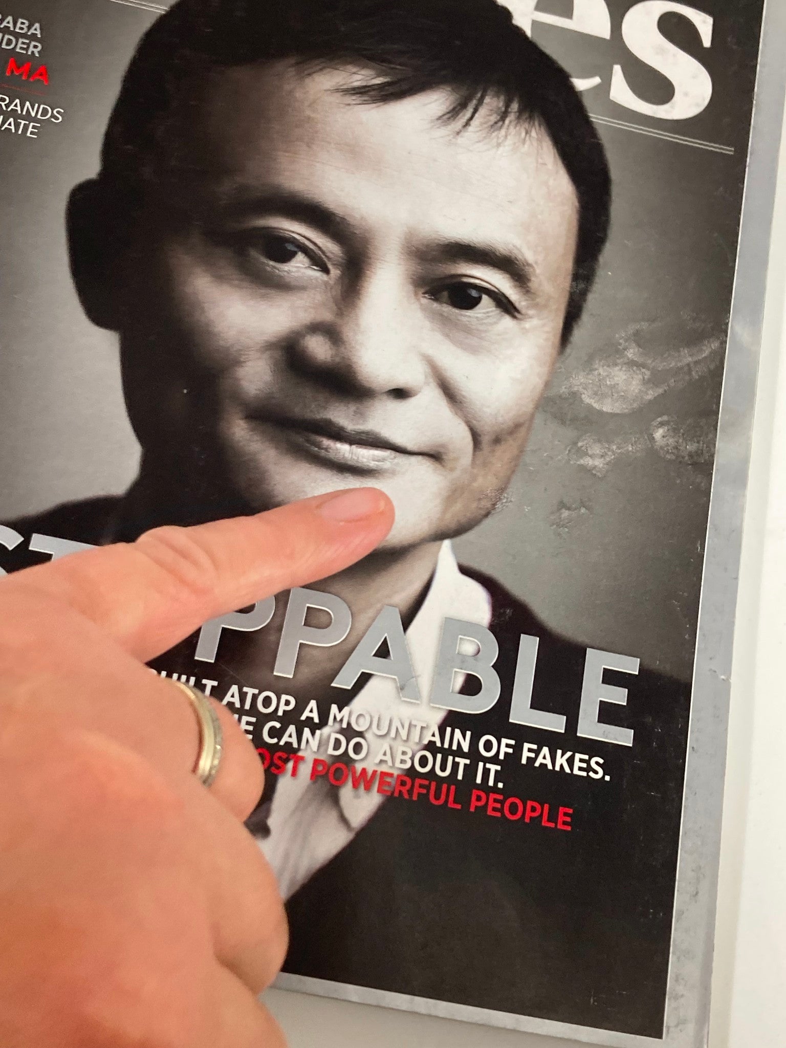 Forbes Magazine November 23 2015 Jack Ma and Vladimir Putin No Label