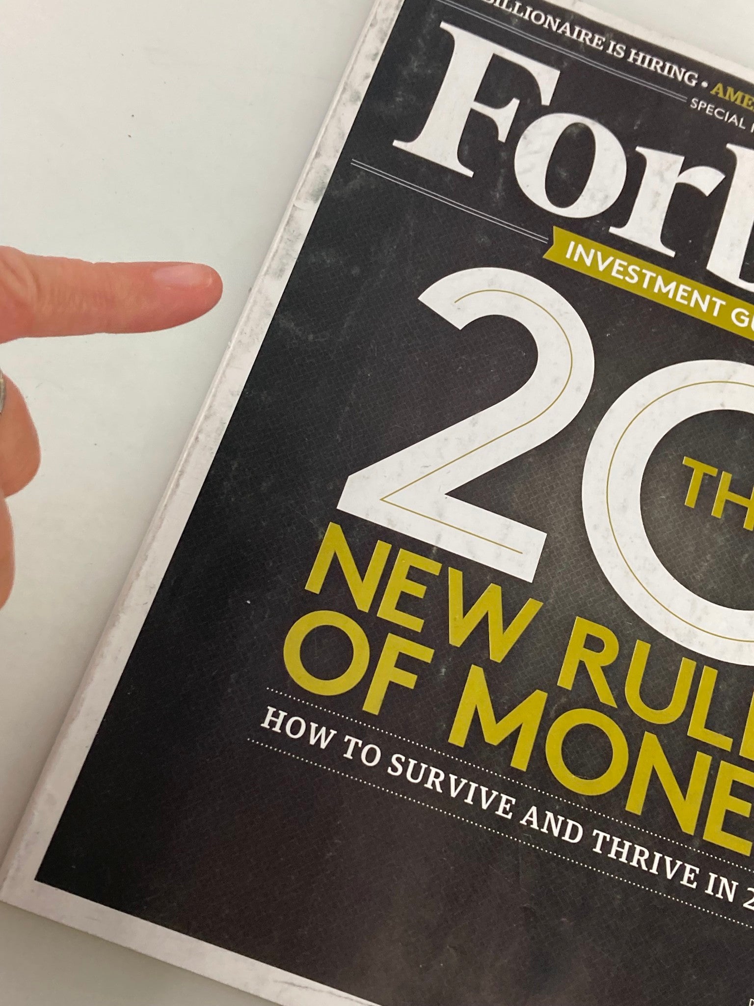 Forbes Magazine December 5 2011 The 20 New Rules of Money No Label