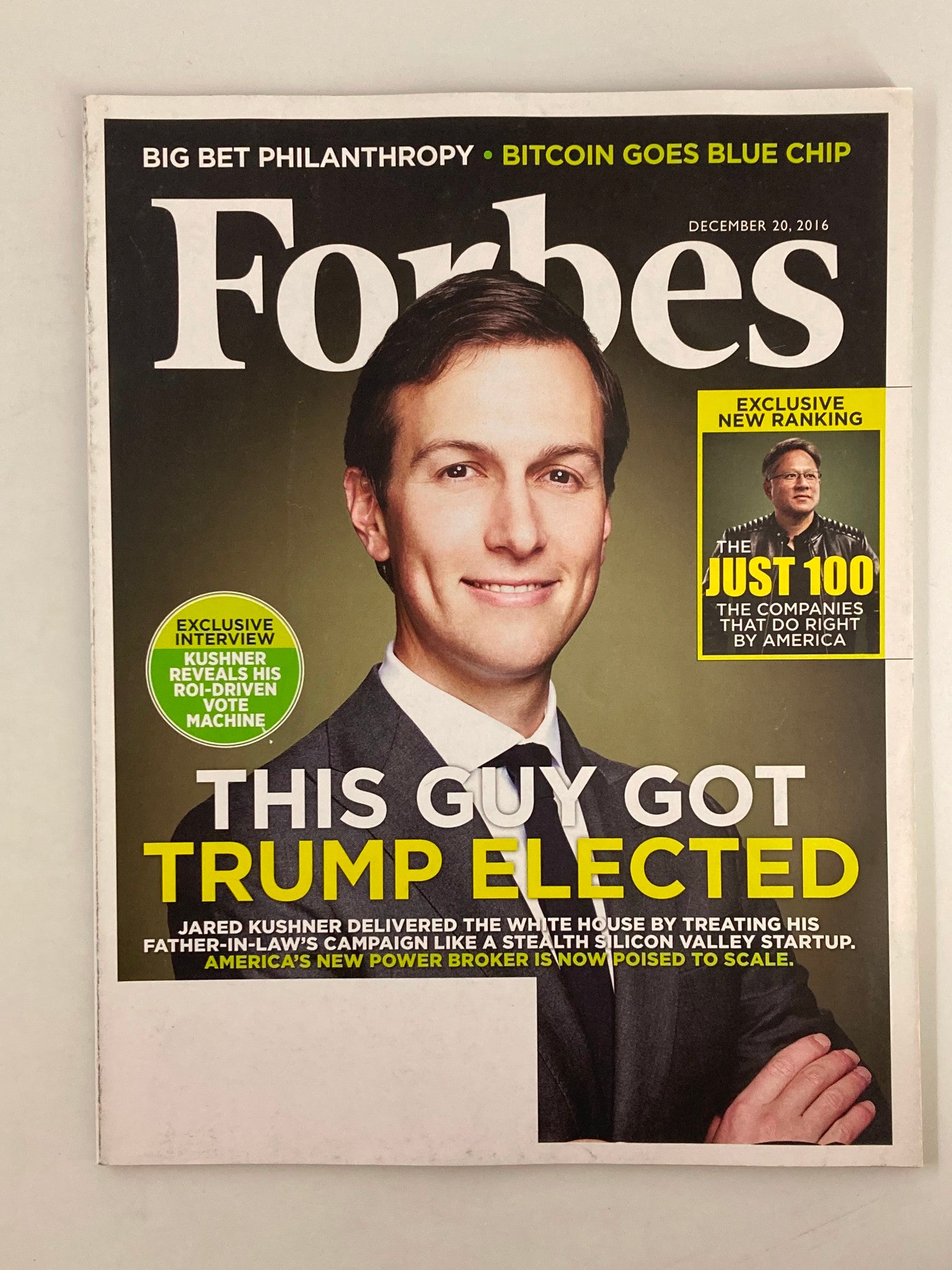 Forbes Magazine December 20 2016 Jared Kushner Got Trump Elected No Label