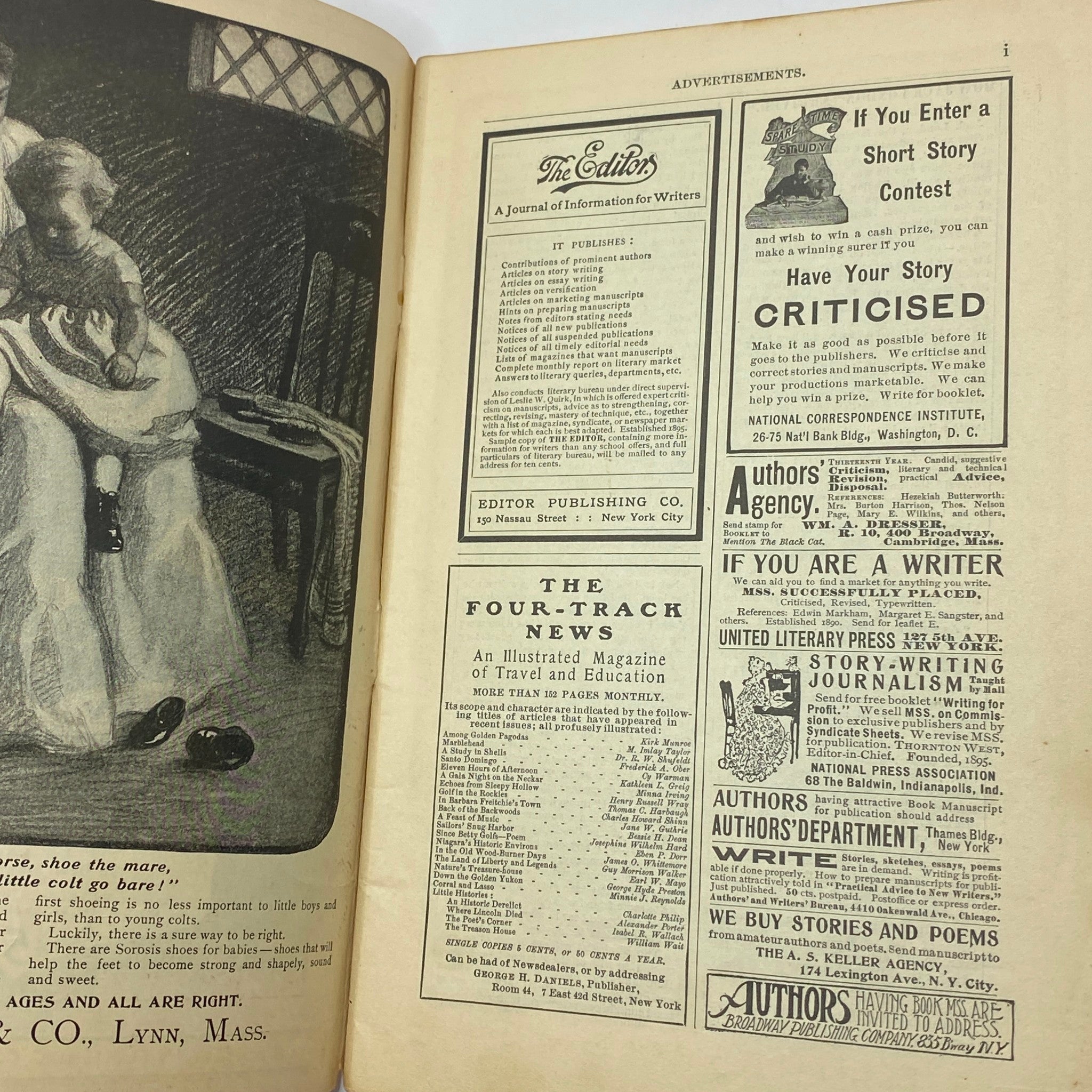 VTG The Black Cat Magazine July 1904 The Psychologist's Masterpiece No Label VG