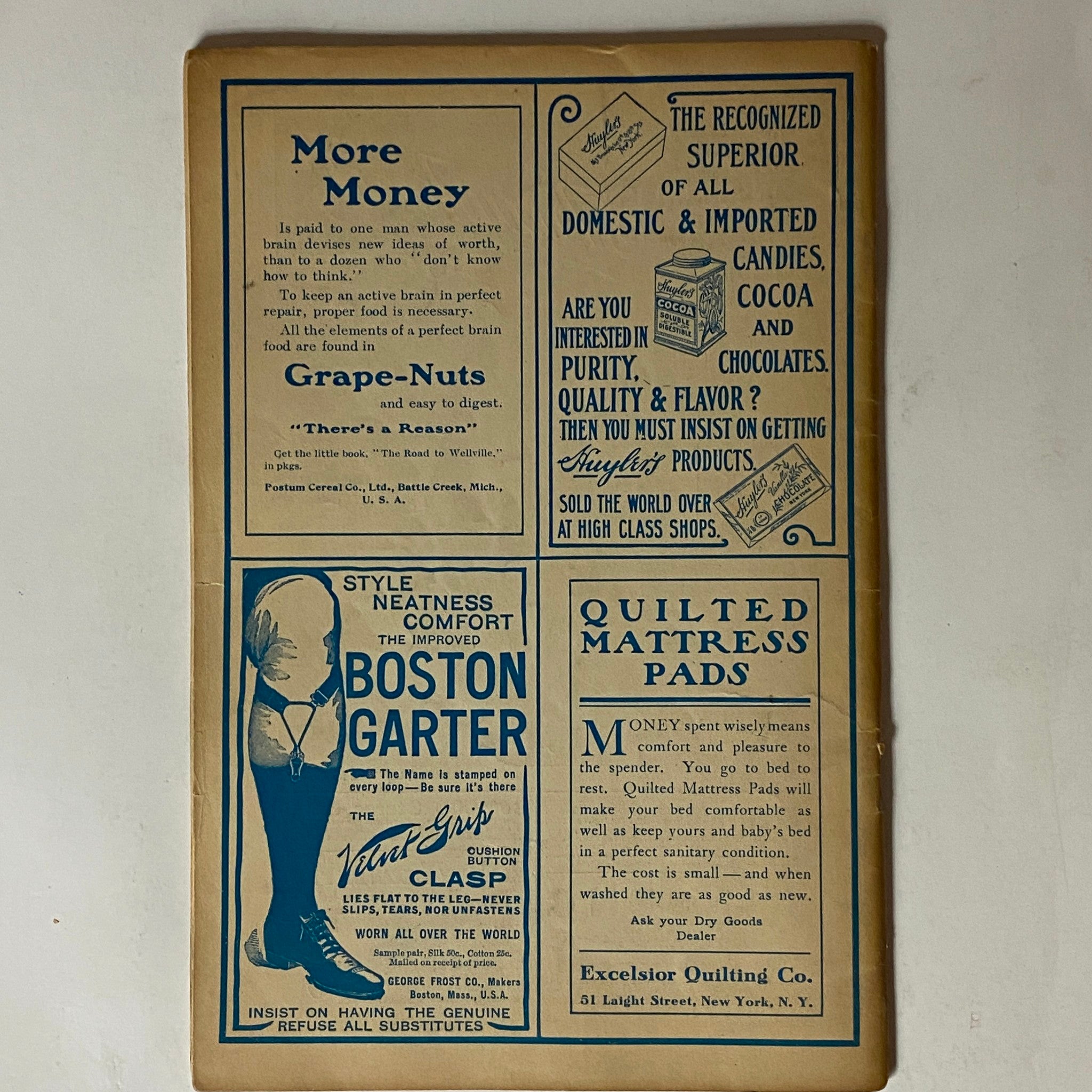 VTG The Black Cat Magazine October 1908 The Door of Death No Label VG