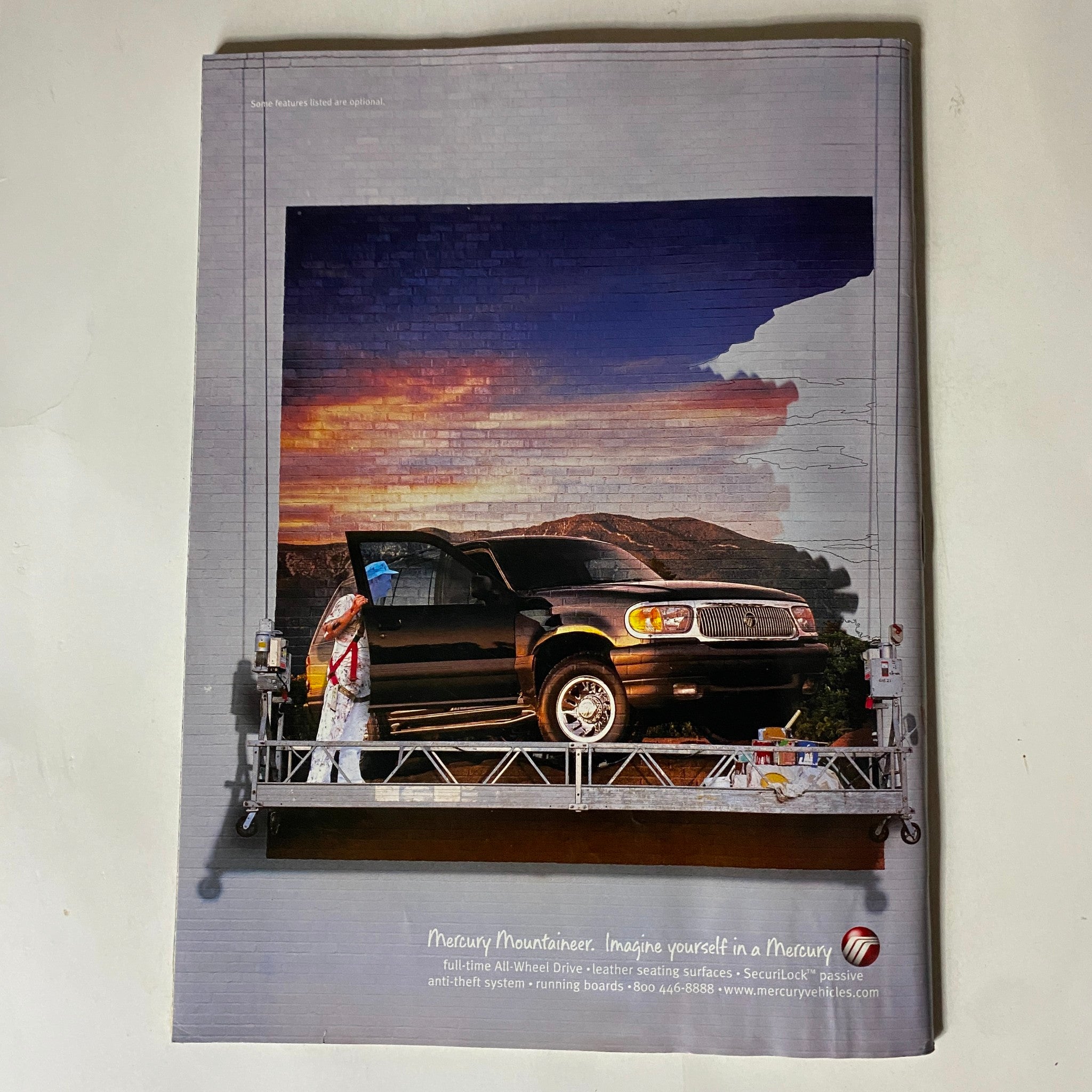 Advertisement page from Tennis Magazine June 1999 highlighting the Mercury Mountaineer with promotional information.