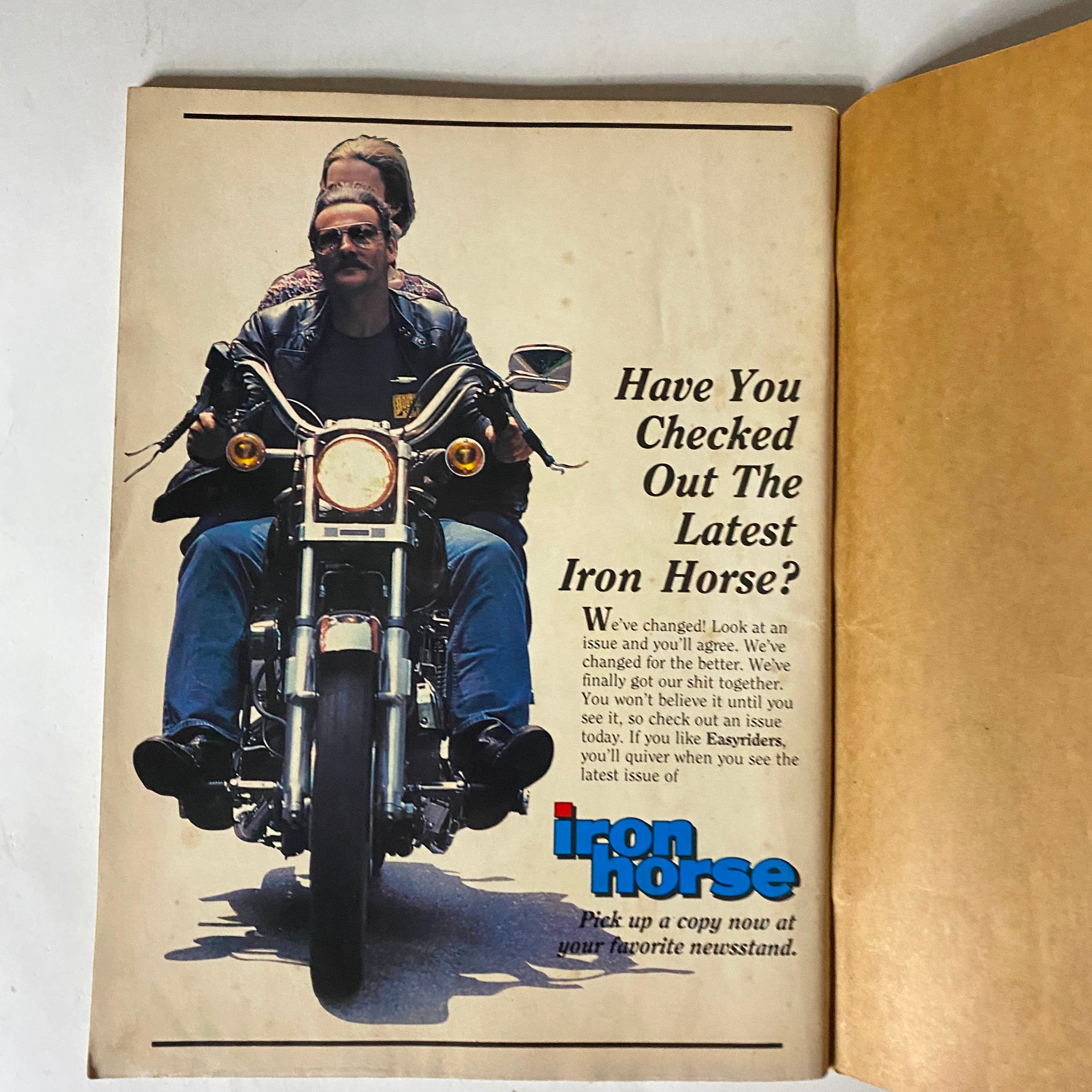 VTG Easyriders Magazine August 1983 You Pick Yearly Ol' Lady Winner GD Interior