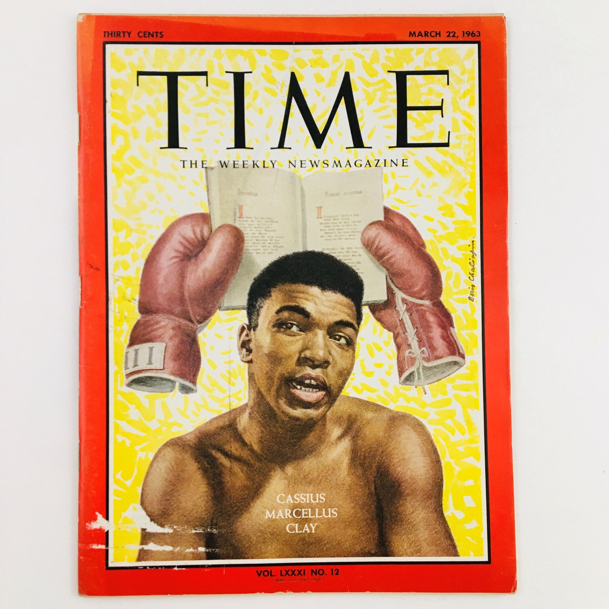 VTG Time Magazine March 22 1963 Vol. 81 No. 12 Cassius Marcellus Clay