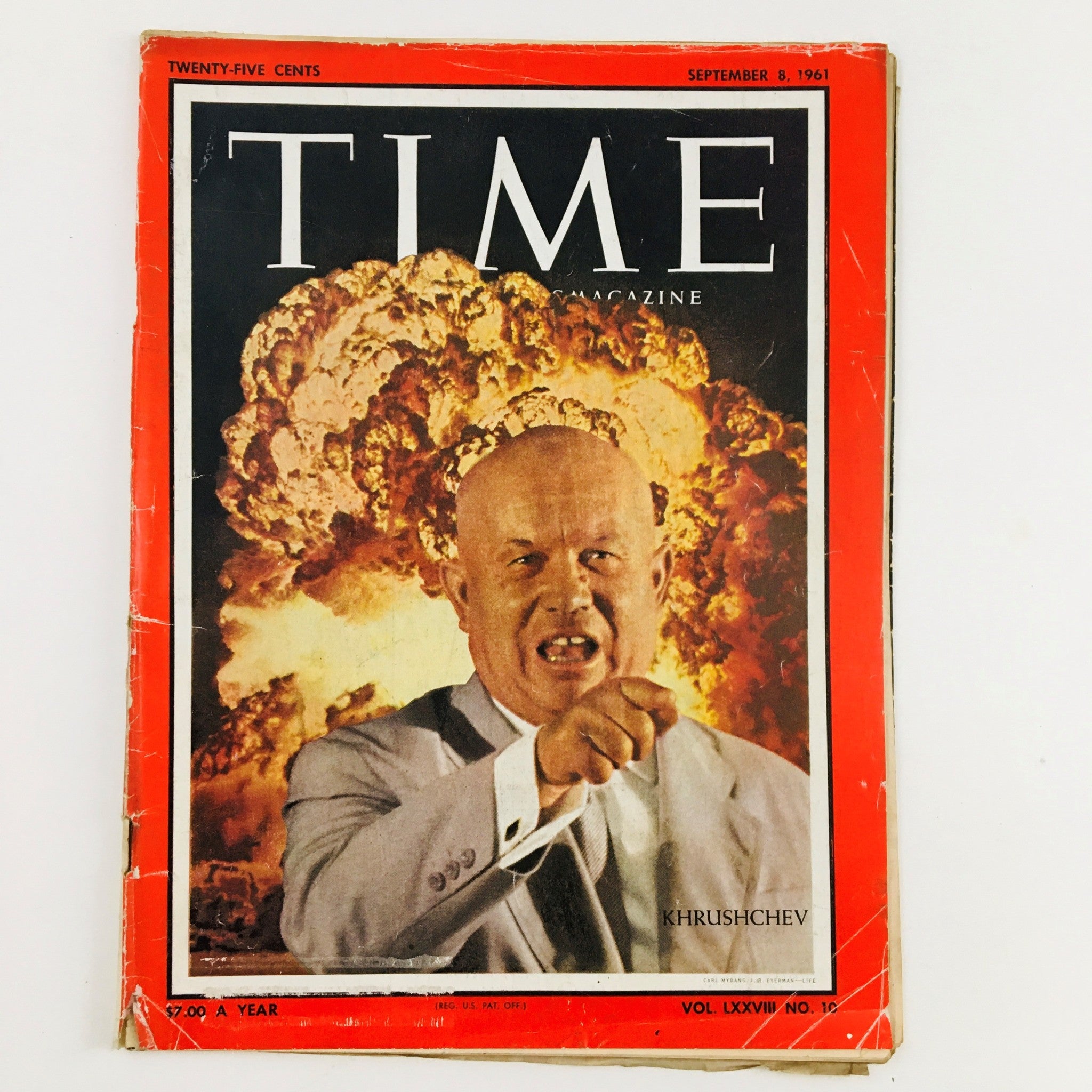 VTG Time Magazine September 8 1961 Vol. 78 No. 10 Soviet's Nikita Khrushchev