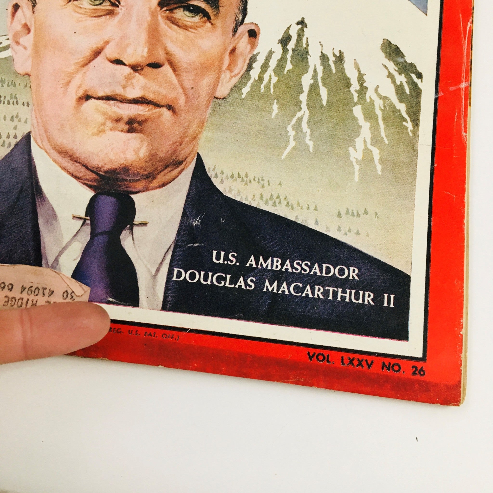 VTG Time Magazine June 27 1960 Vol. 75 No. 26 US Ambassador Douglas MacArthur II