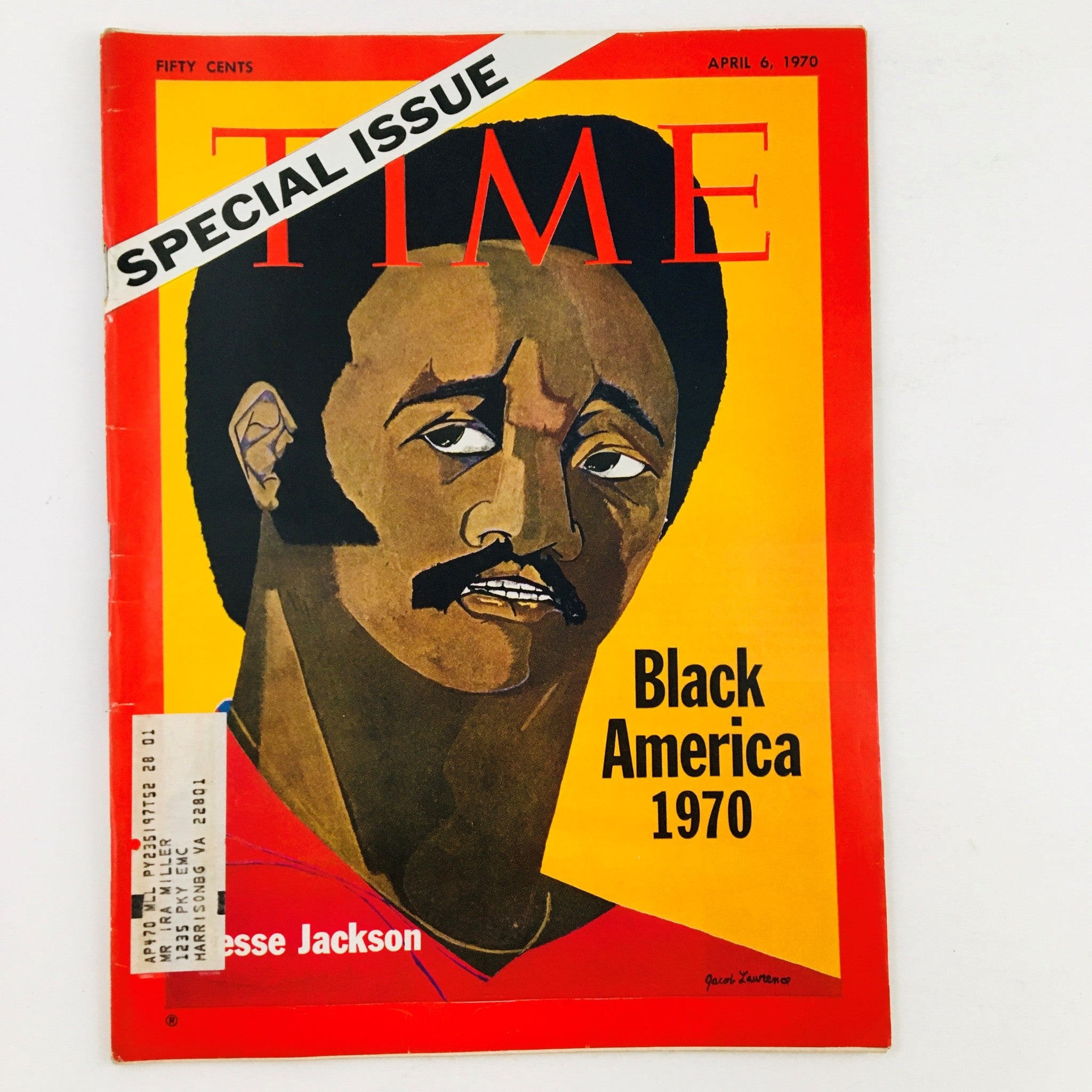 VTG Time Magazine April 6 1970 Vol. 95 No. 14 Jesse Jackson Black America 1970