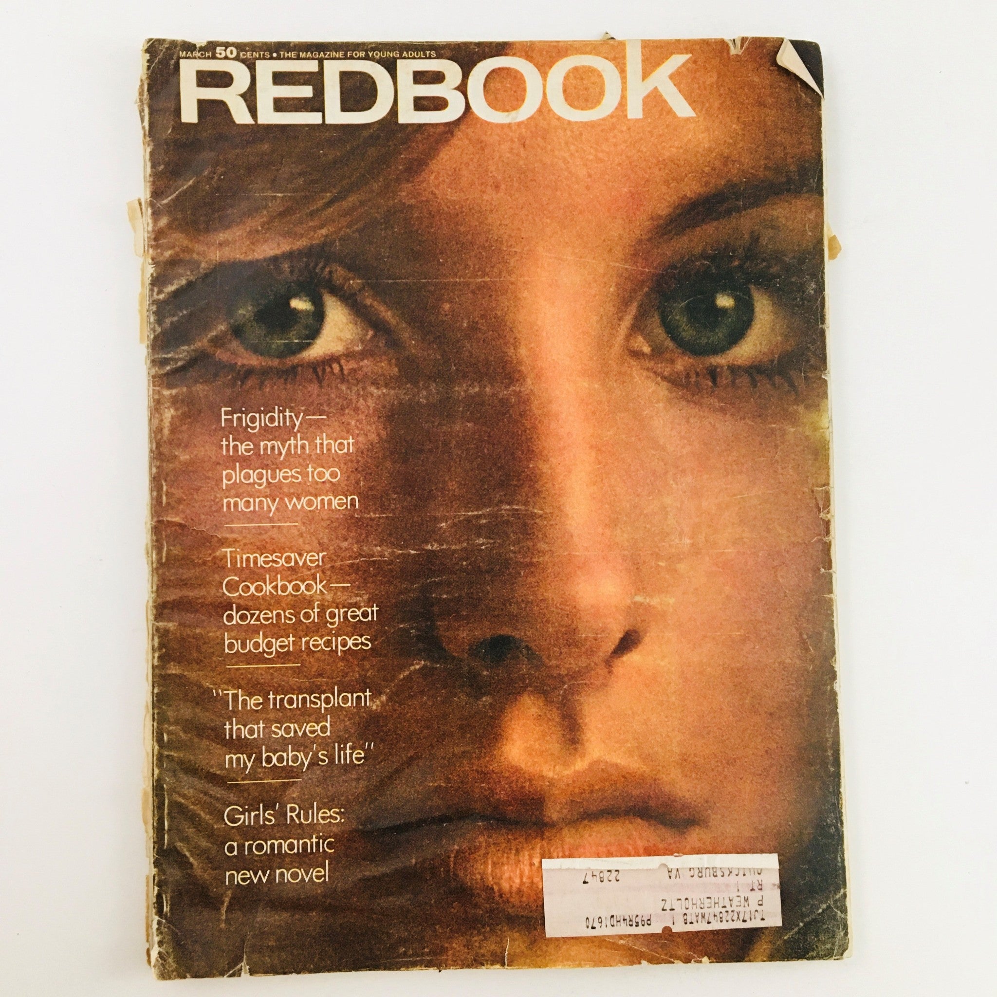 Redbook Magazine March 1969 Cover Photograph of Scotia McRae Feature