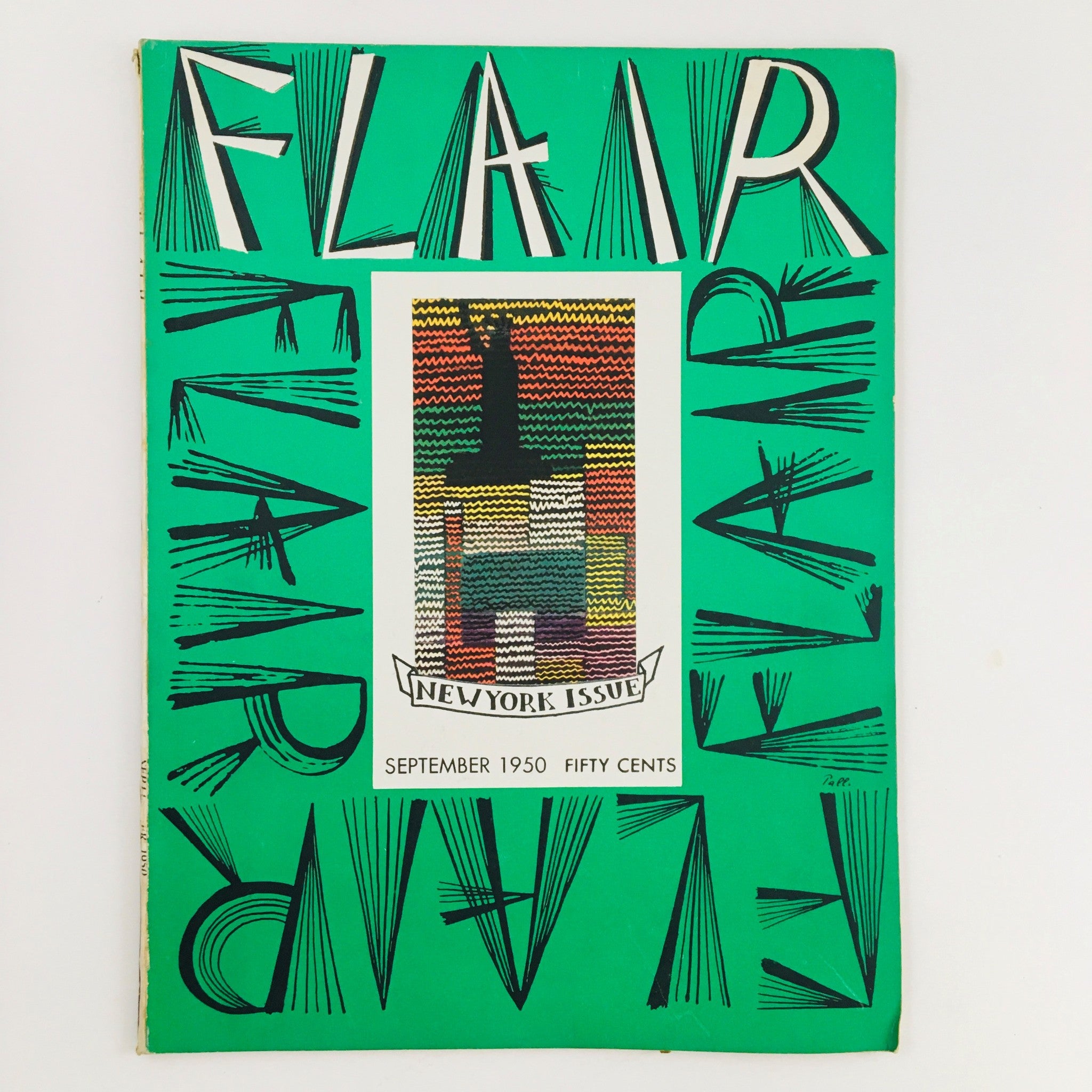 Flair Magazine September 1950 Vol. 1 No. 8 A New York Issue No Label