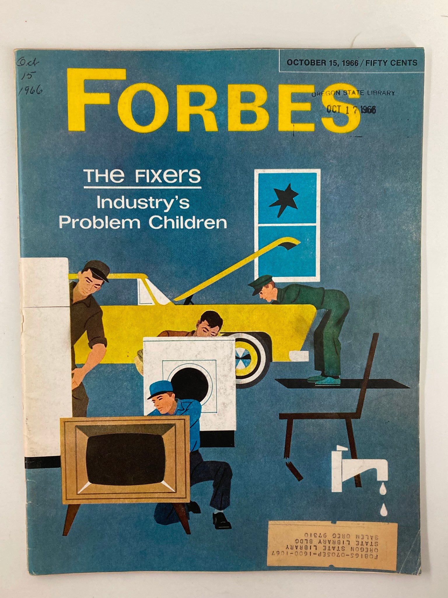 VTG Forbes Magazine October 15 1966 The Fixers Industry's Problem Children