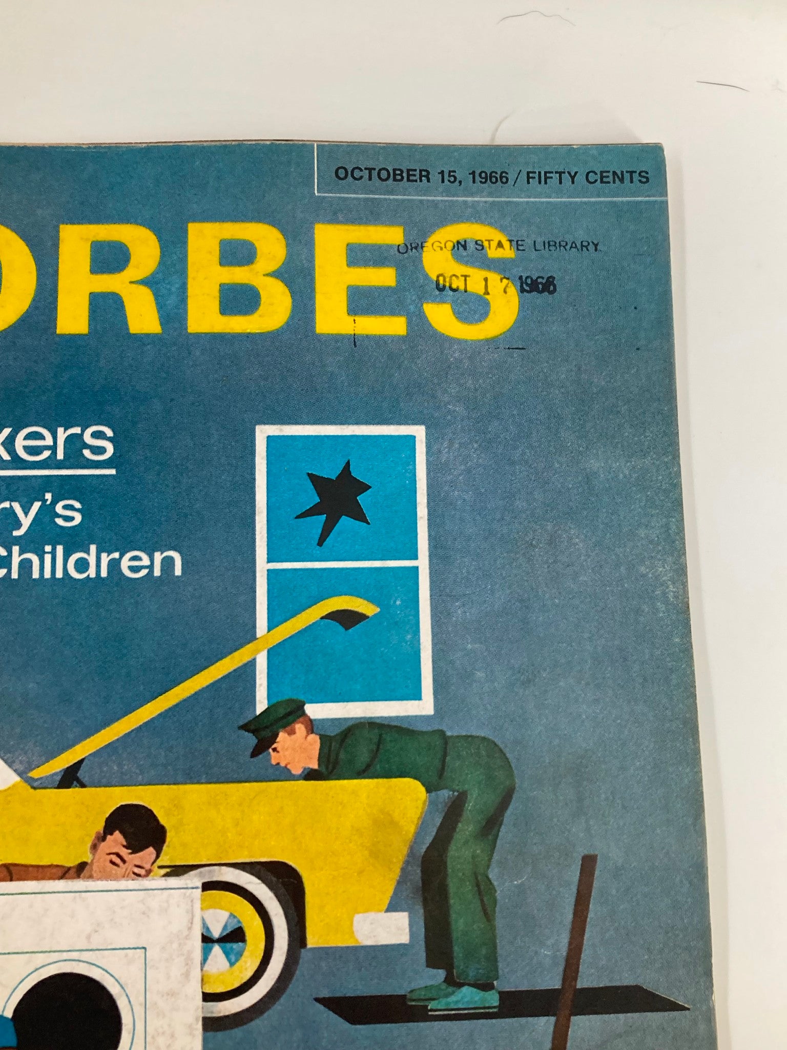 VTG Forbes Magazine October 15 1966 The Fixers Industry's Problem Children