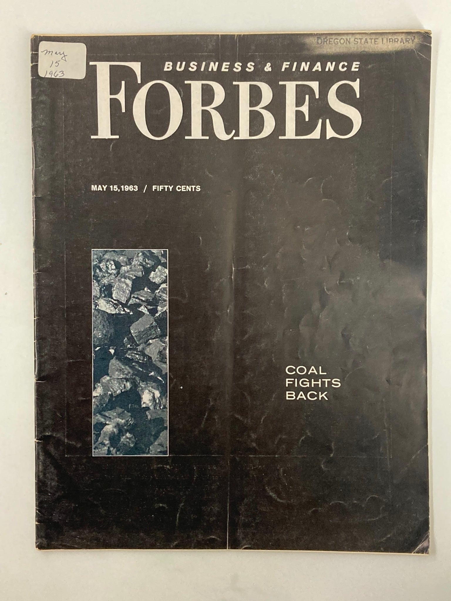 VTG Forbes Magazine May 15 1963 The Coal Fights Back No Label