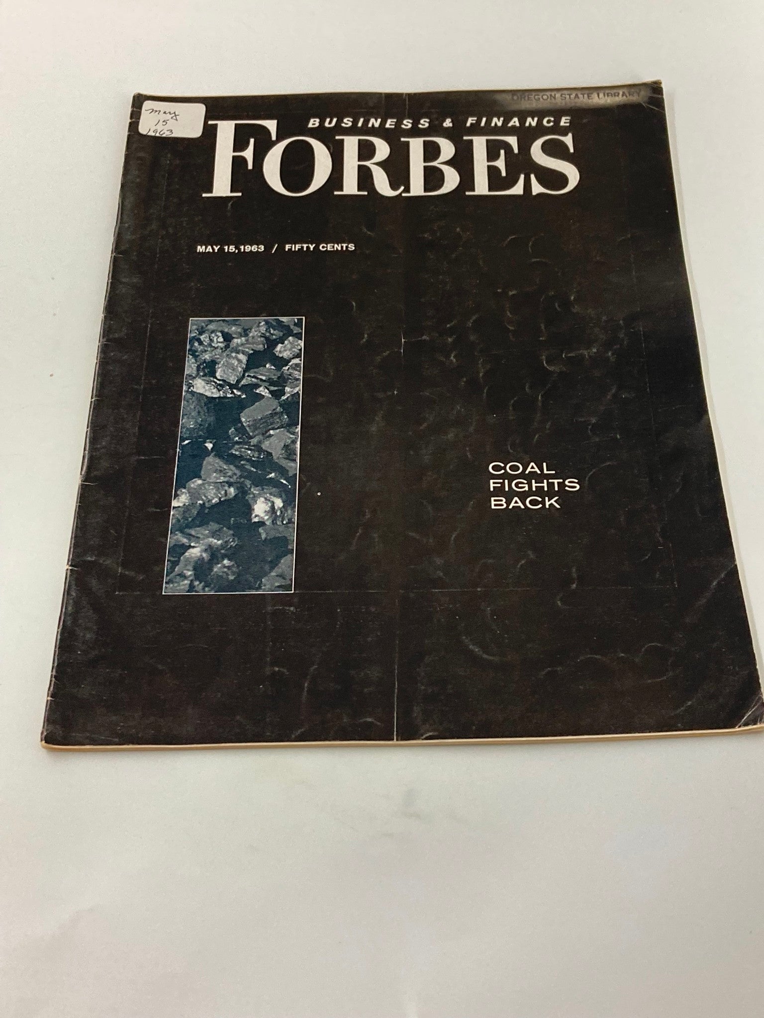 VTG Forbes Magazine May 15 1963 The Coal Fights Back No Label