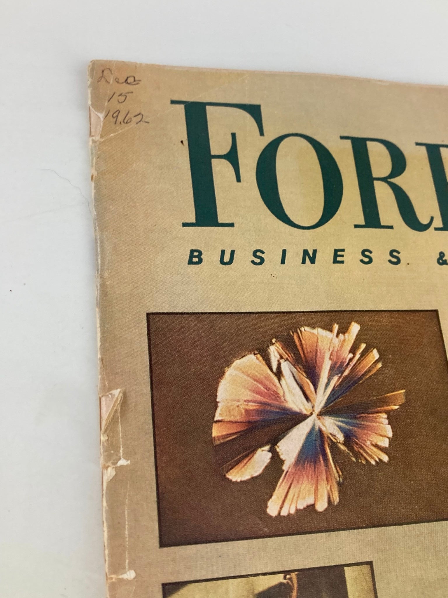 VTG Forbes Magazine December 15 1962 Chas. Pfizer's John McKeen