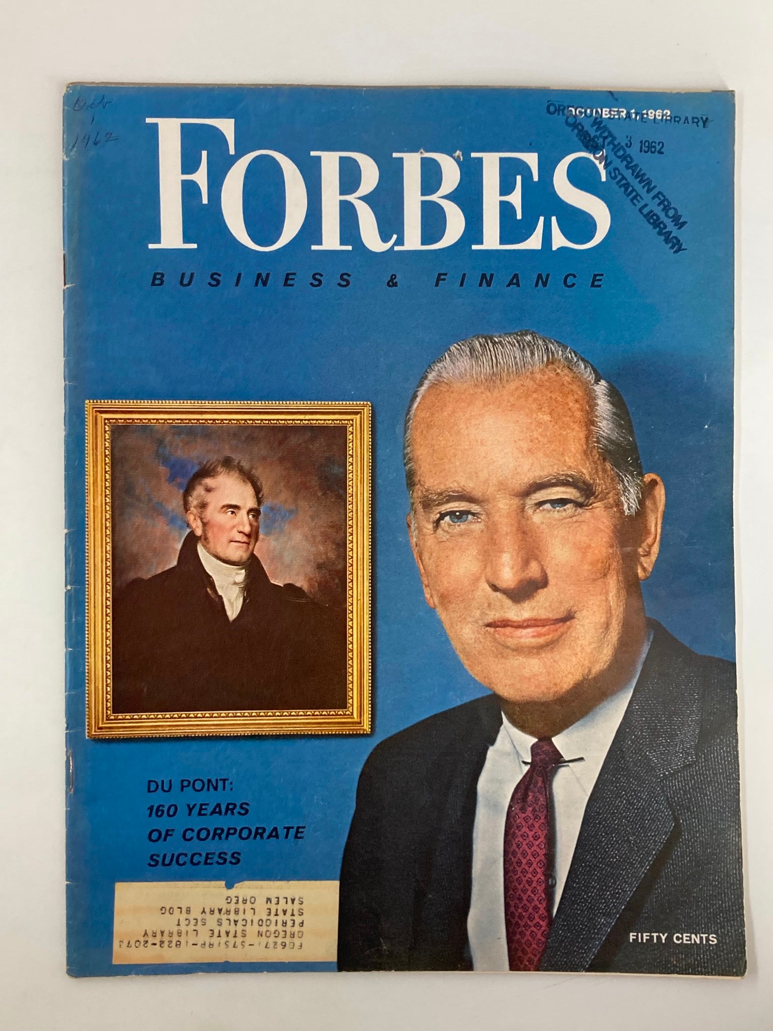 VTG Forbes Magazine October 1 1962 Du Pont 160 Years of Corporate Success