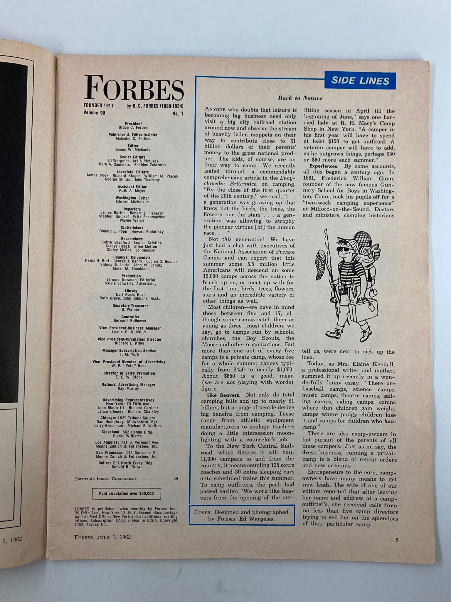 VTG Forbes Magazine July 1 1962 Are The Discounters Overrated?