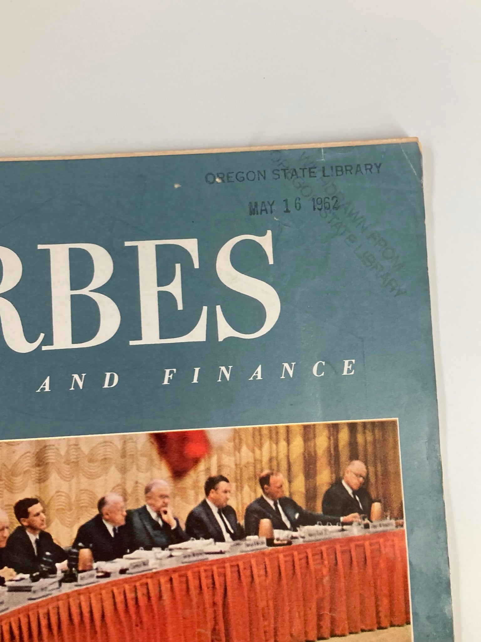 VTG Forbes Magazine May 15 1962 Annuel Meeting Time USA