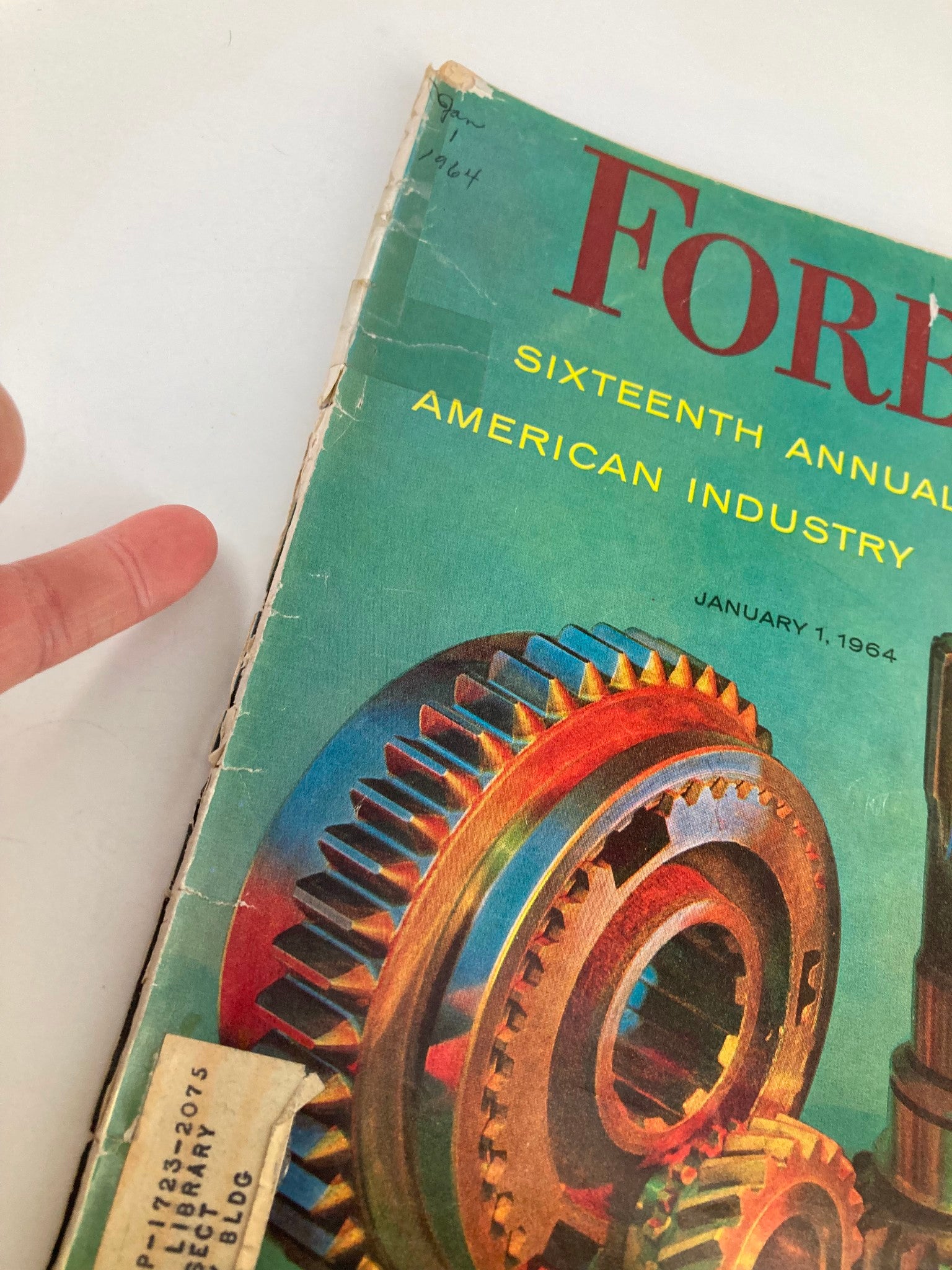 VTG Forbes Magazine January 1 1964 Sixteenth Annual Report on American Industry