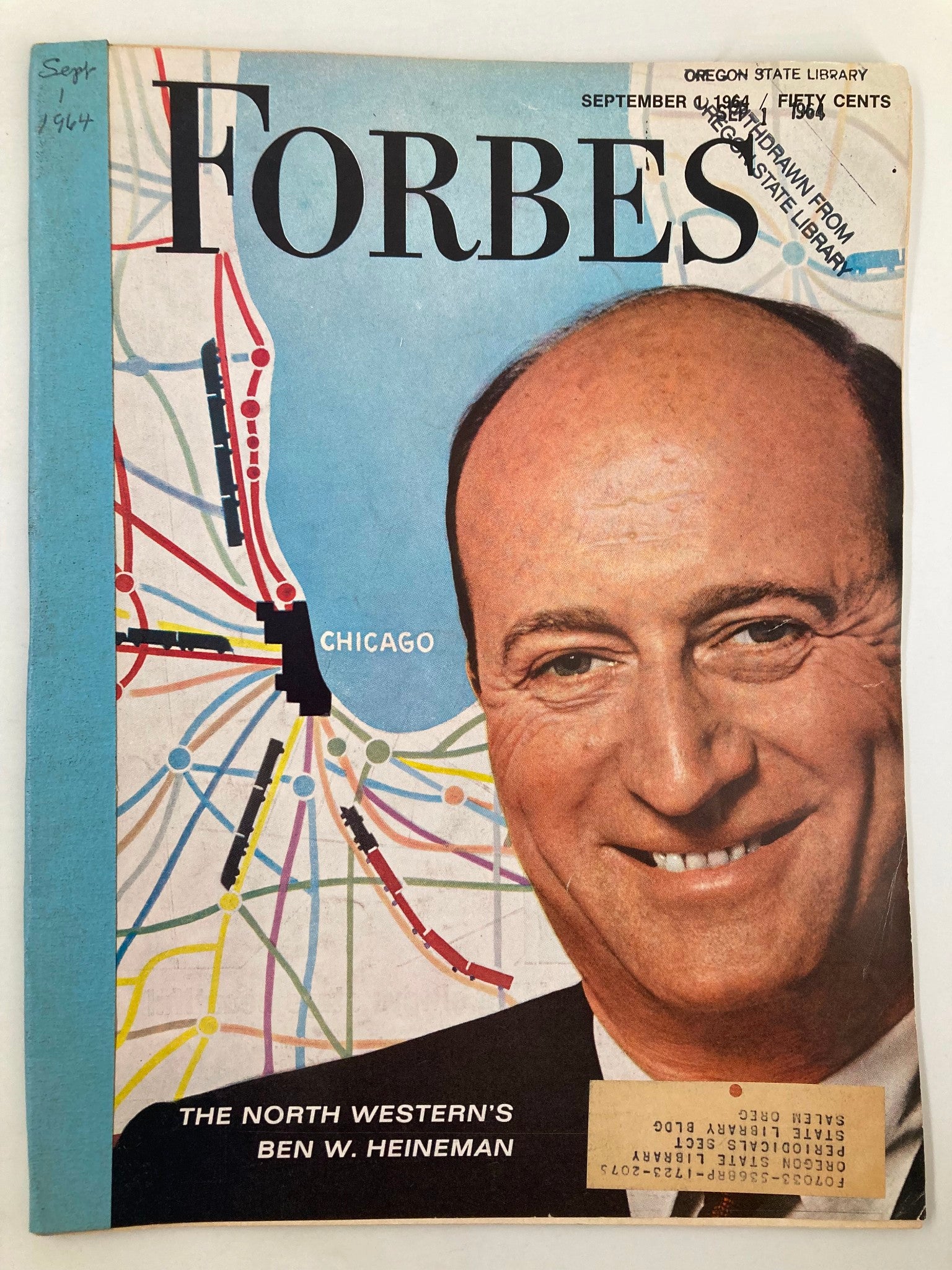 VTG Forbes Magazine September 1 1964 The North Western's Ben W. Heineman