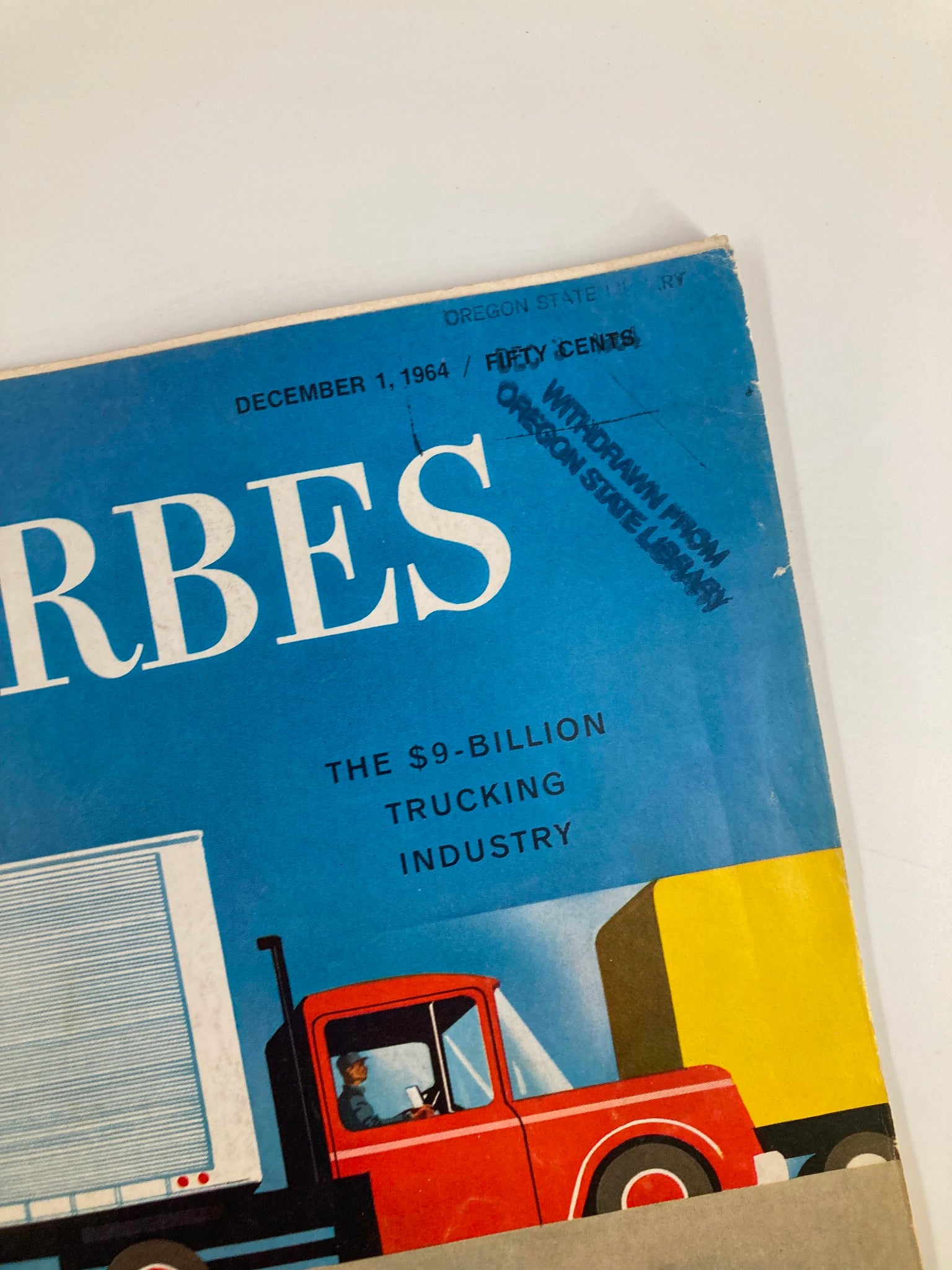 VTG Forbes Magazine December 1 1964 The $9-Billion Trucking Industry