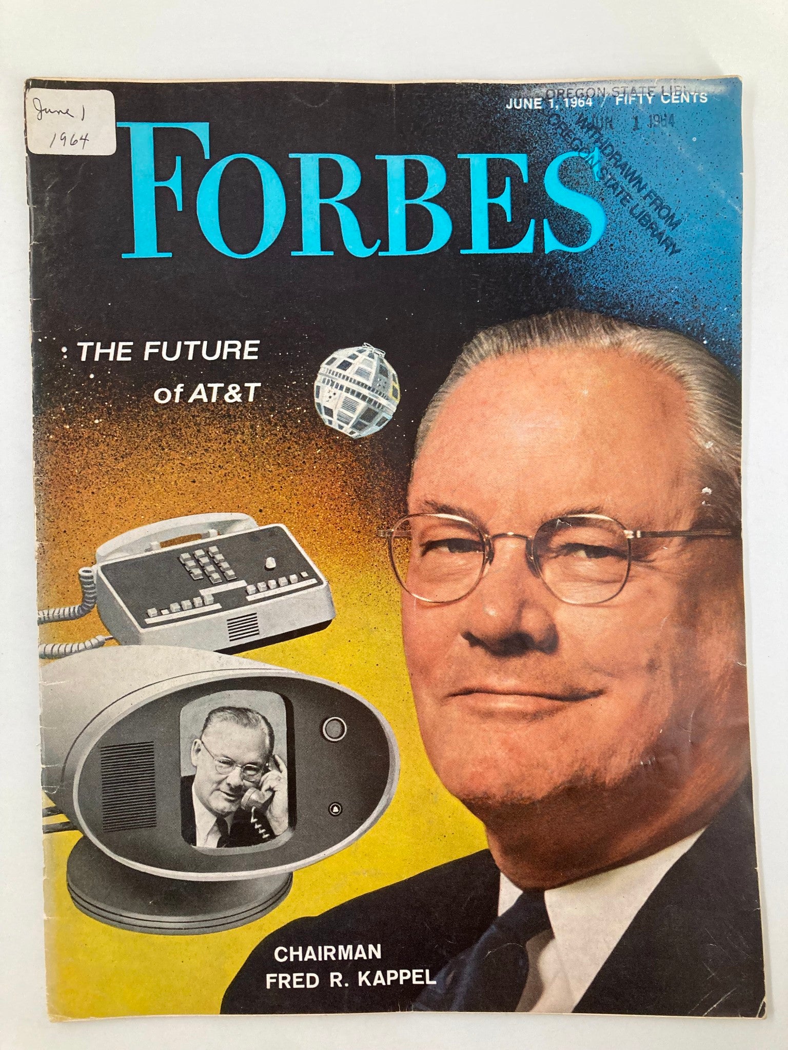 VTG Forbes Magazine June 1 1964 Fred R. Kappel The Future of AT&T