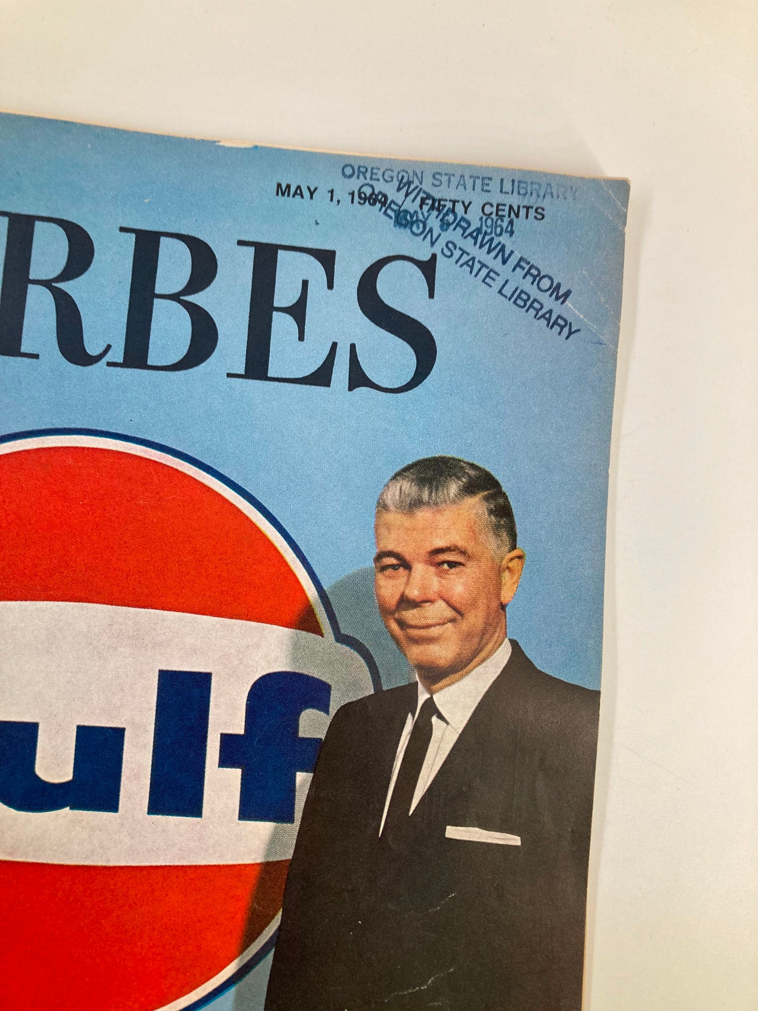 VTG Forbes Magazine May 1 1964 Chairman Whiteford and President Brockett