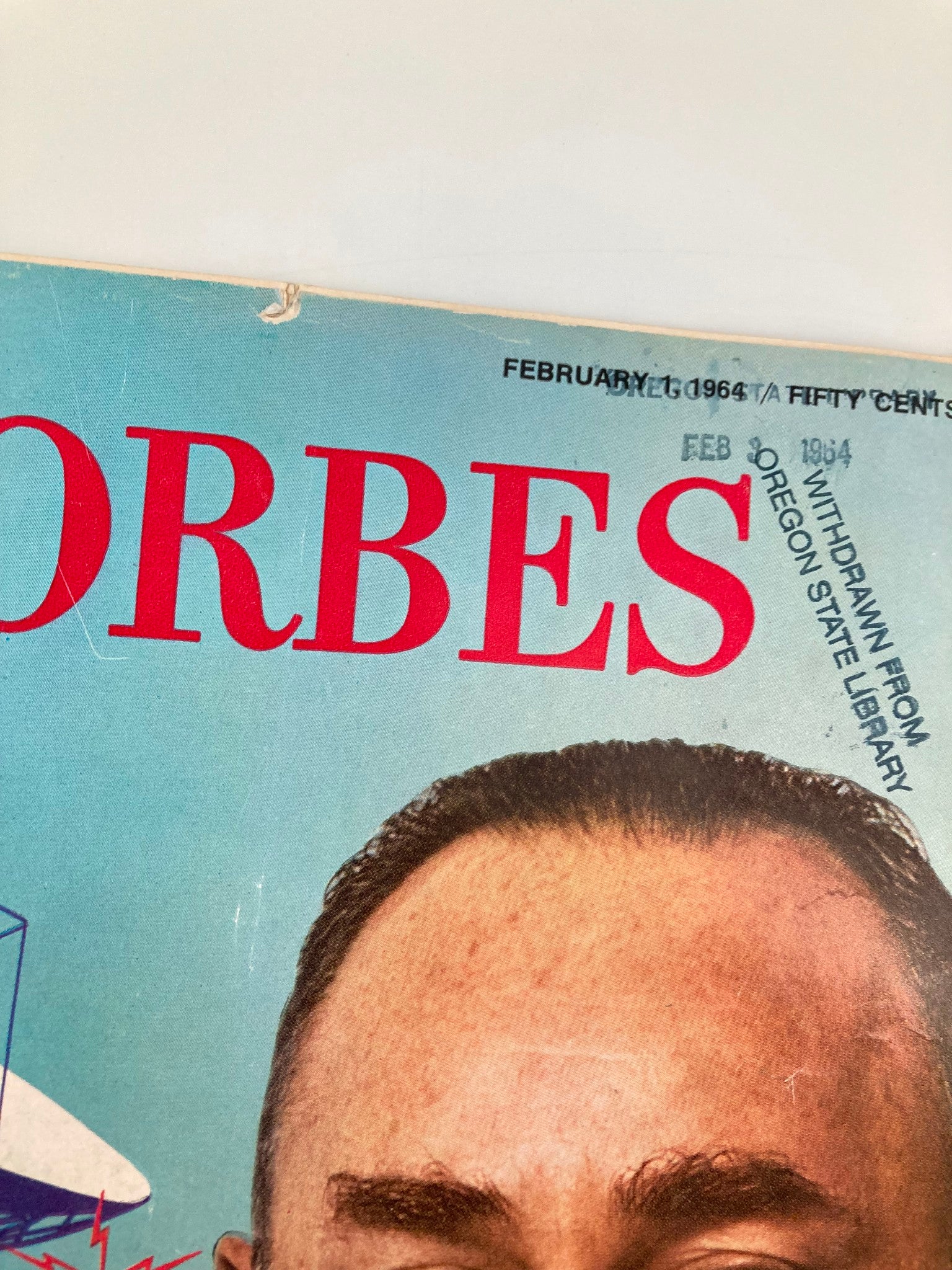 VTG Forbes Magazine February 1 1964 ITT Corporation's Harold Geneen