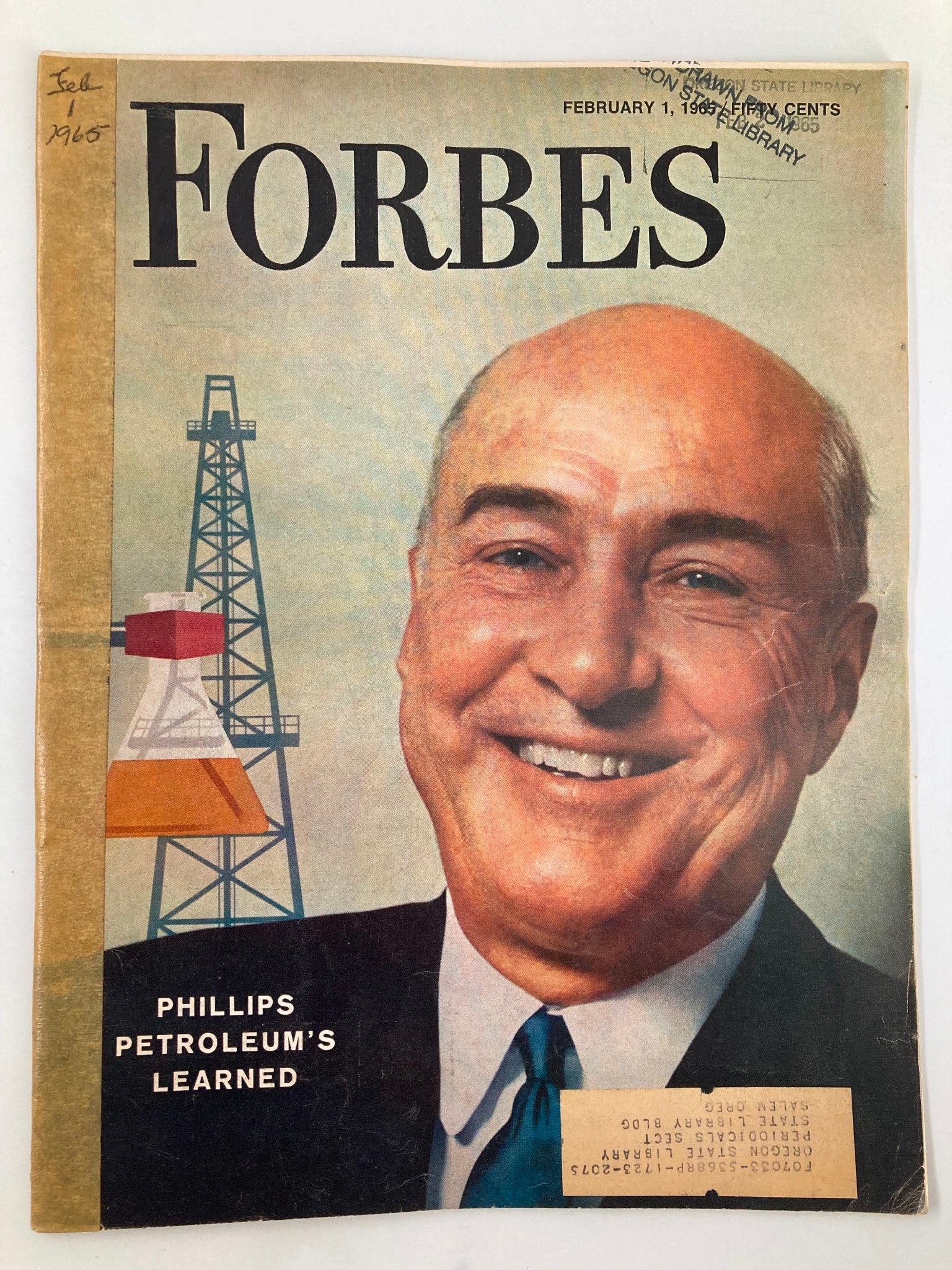 VTG Forbes Magazine February 1 1965 Phillips Petroleum's Learned