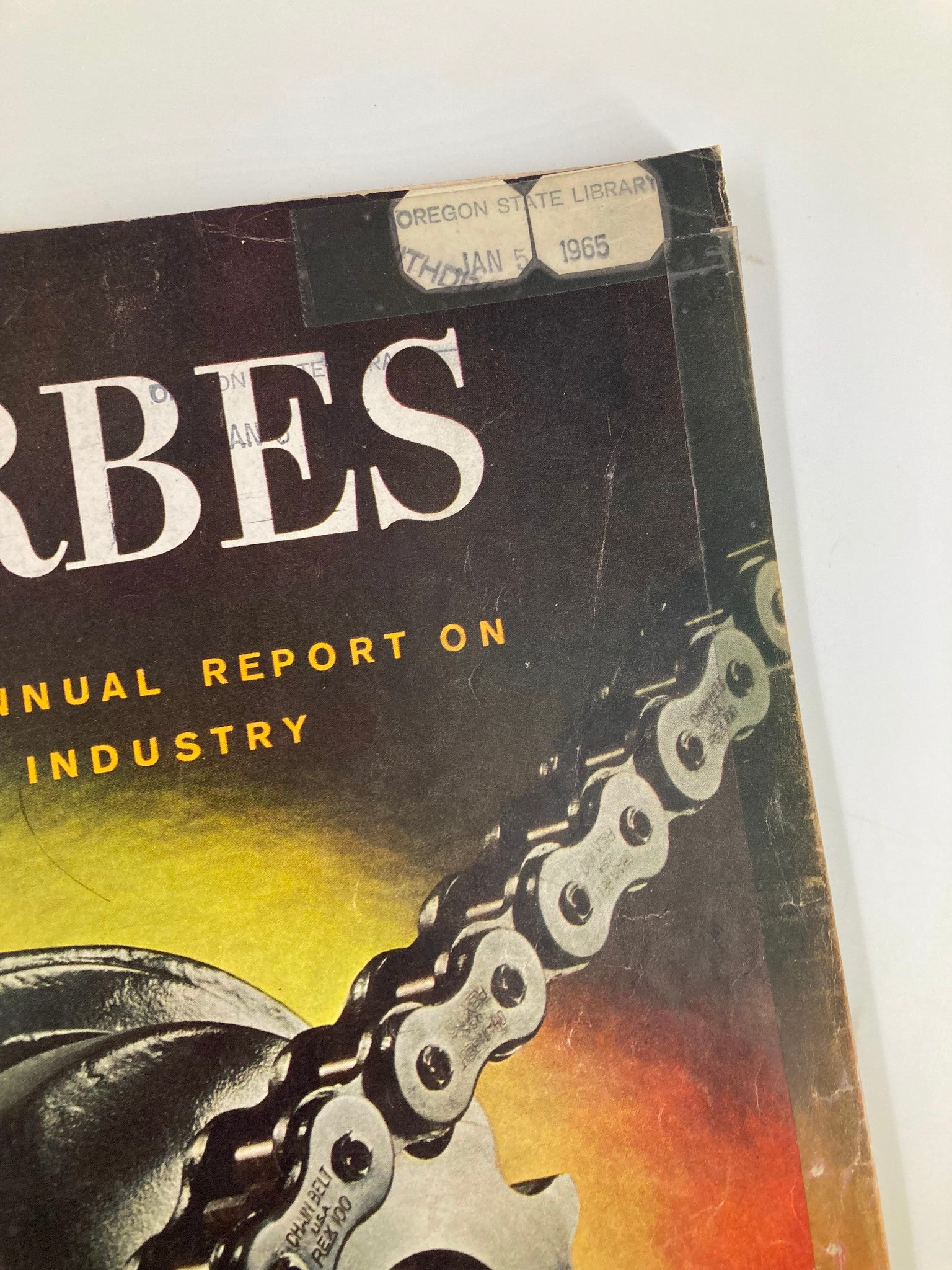 VTG Forbes Magazine January 1 1965 17th Annual Report on American Industry