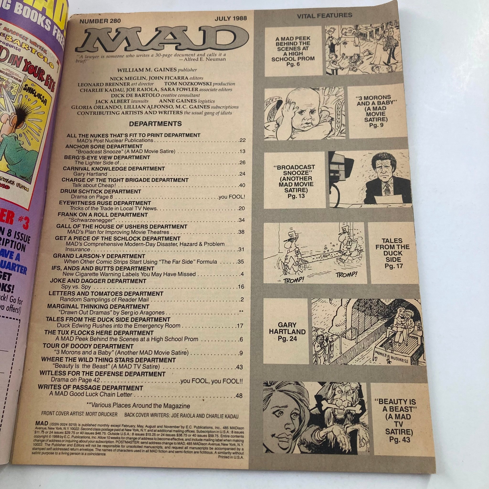 Mad Magazine march 1981 No. 221 shortage