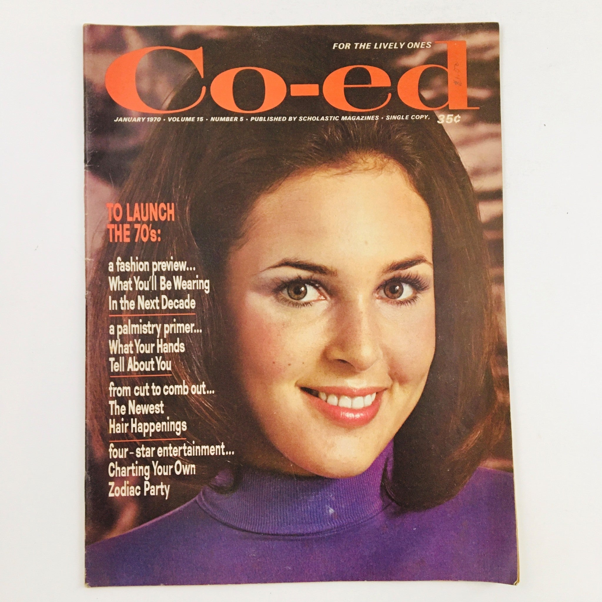 Co-ed Magazine January 1970 Vol. 15 No. 5 Model Barbara Hyman Cover No Label