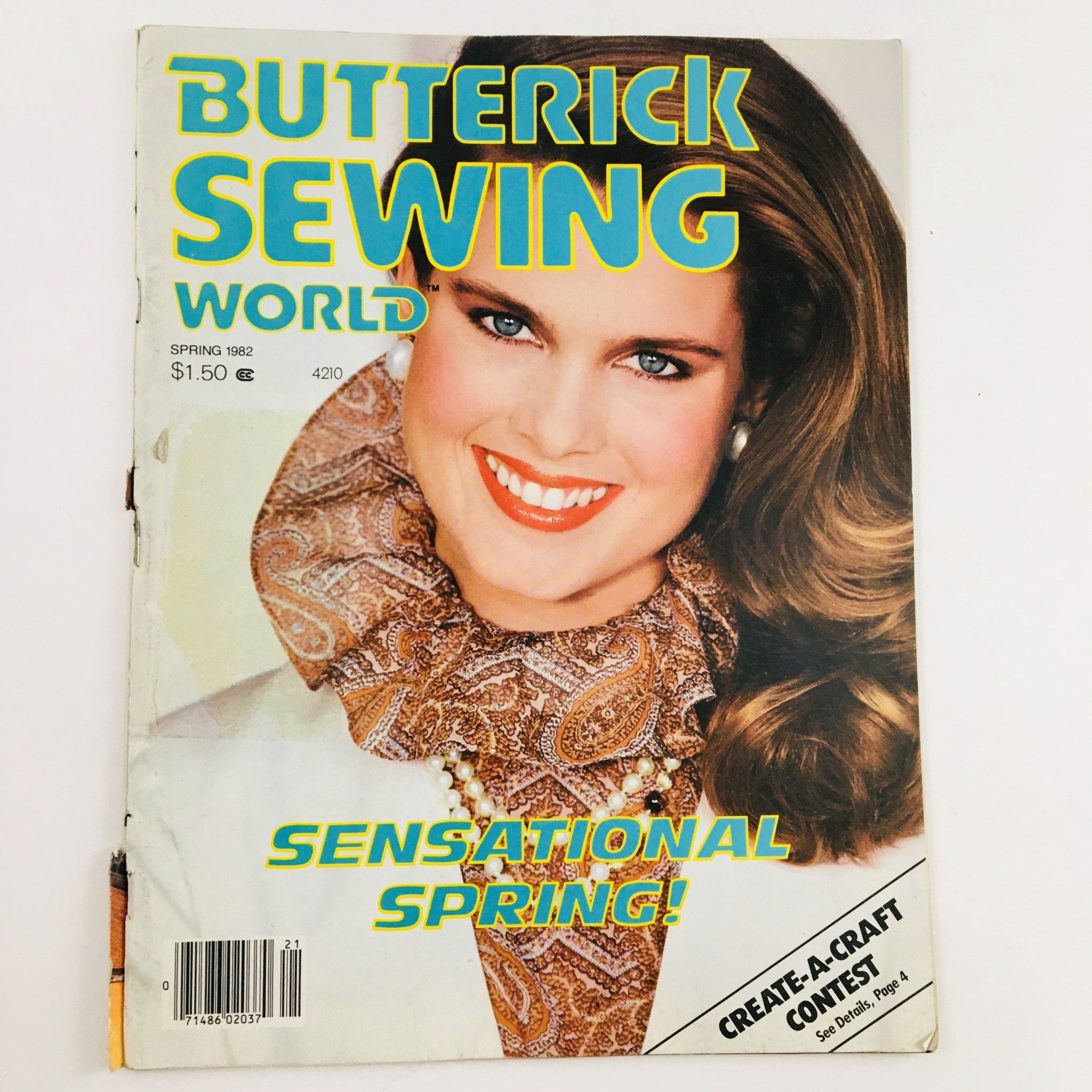 Butterick Sewing World Magazine Spring 1982 The Newest Fashion Harmony No Label