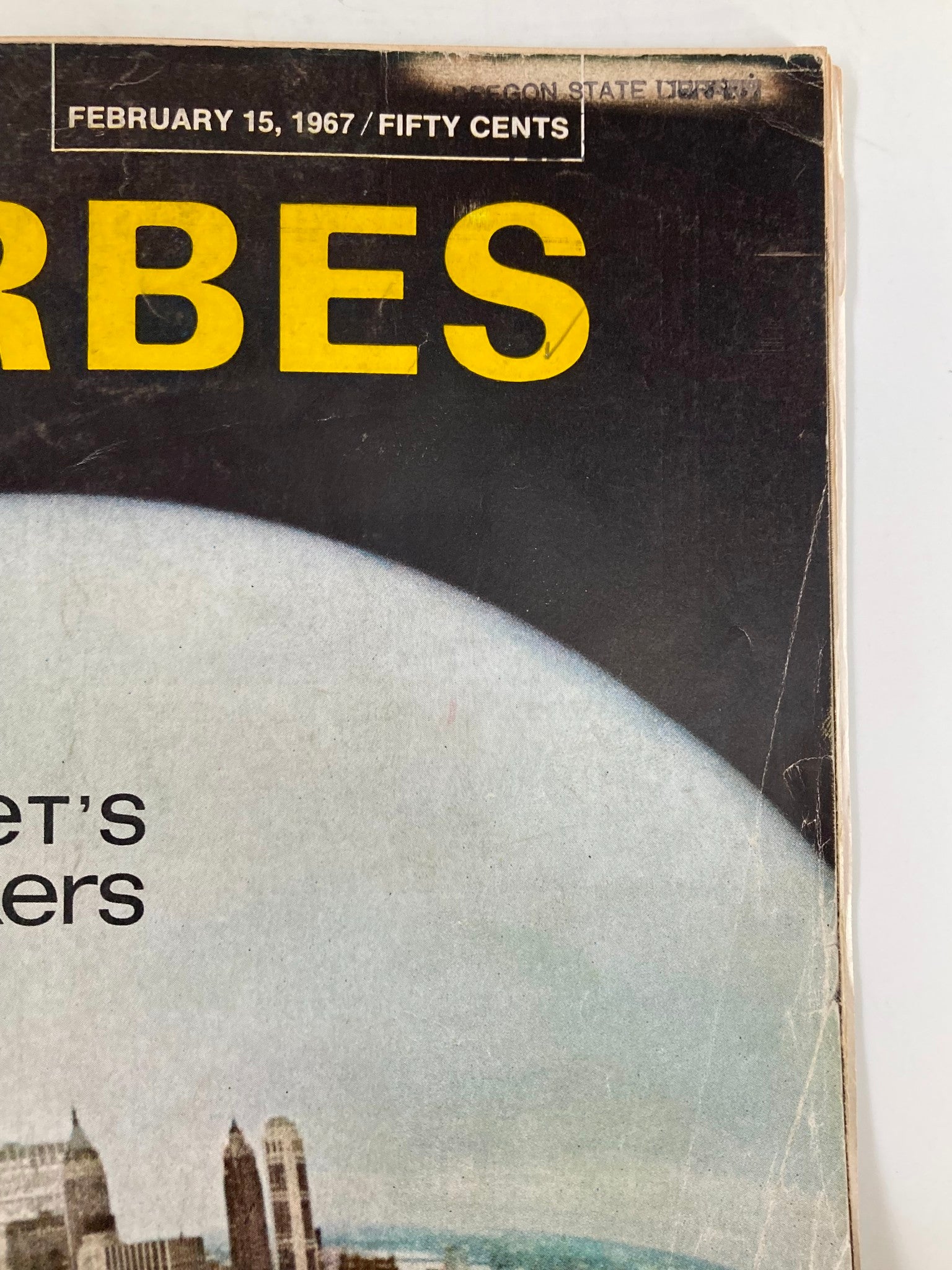 VTG Forbes Magazine February 15 1967 Wall Street's Merger Makers