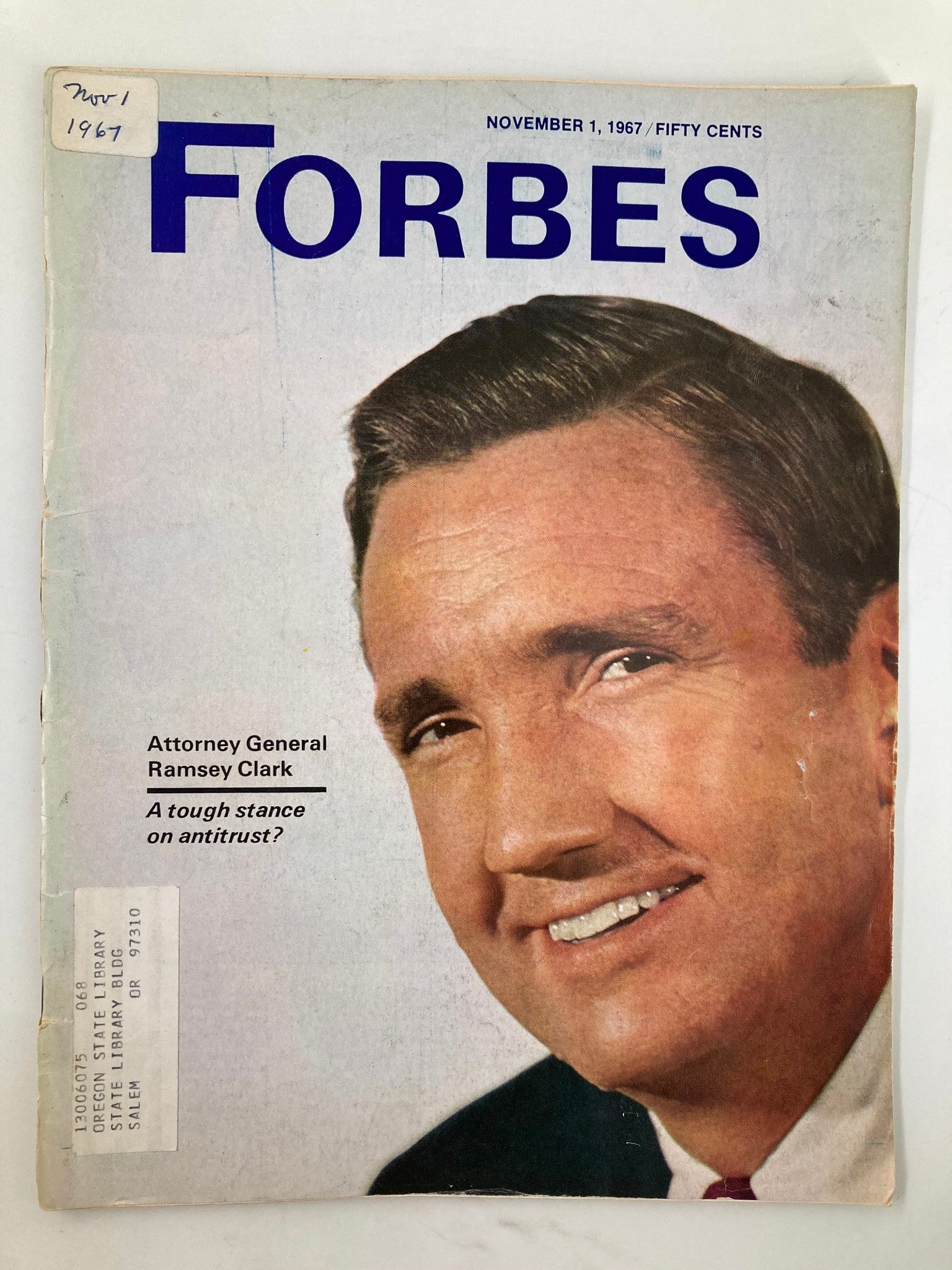 VTG Forbes Magazine November 1 1967 Attorney General Ramsey Clark