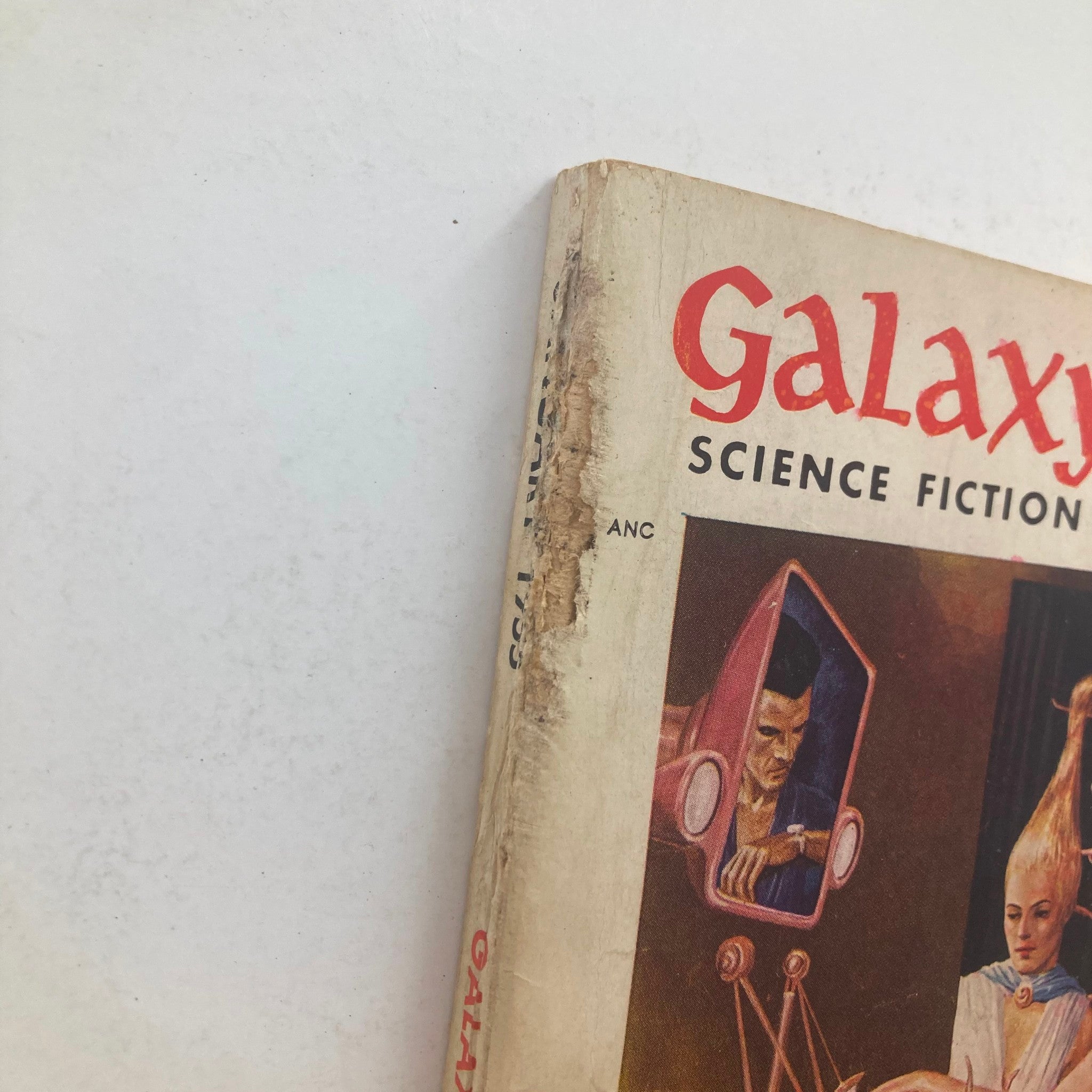 Galaxy Science Fiction Magazine January 1955 The Tunner Under The World No Label